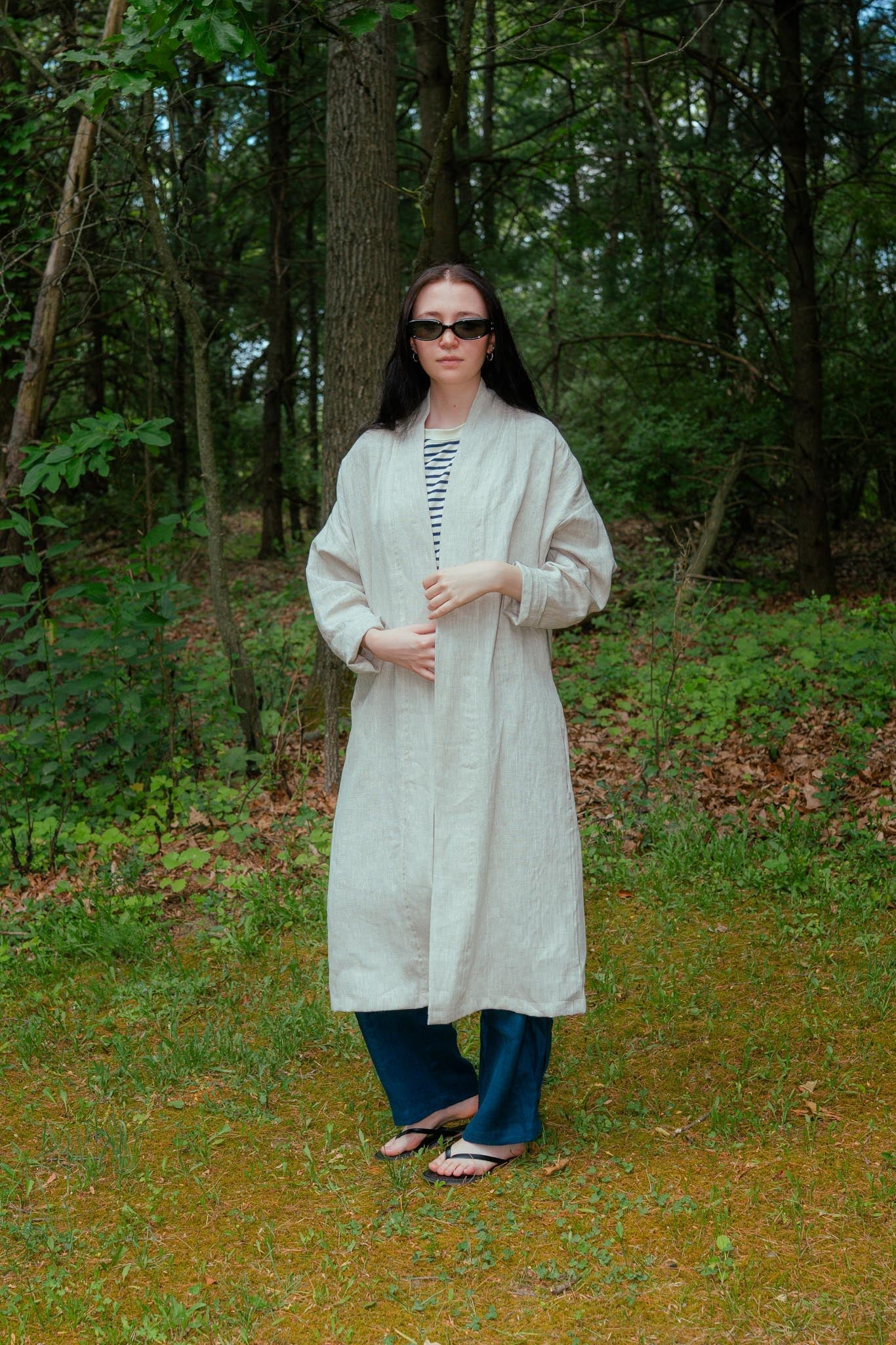 Mariela Duster in Sand Dollar - Image 10