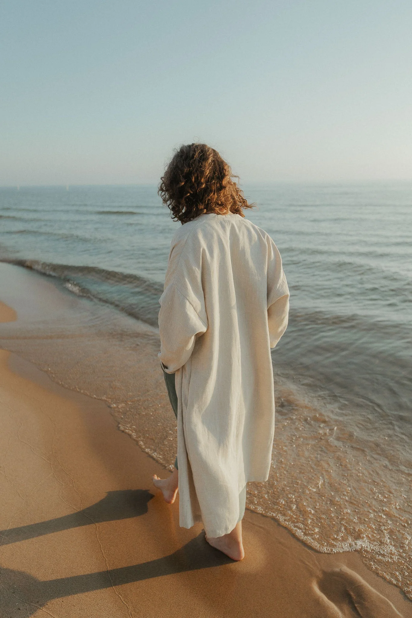 Mariela Duster in Sand Dollar - Image 7