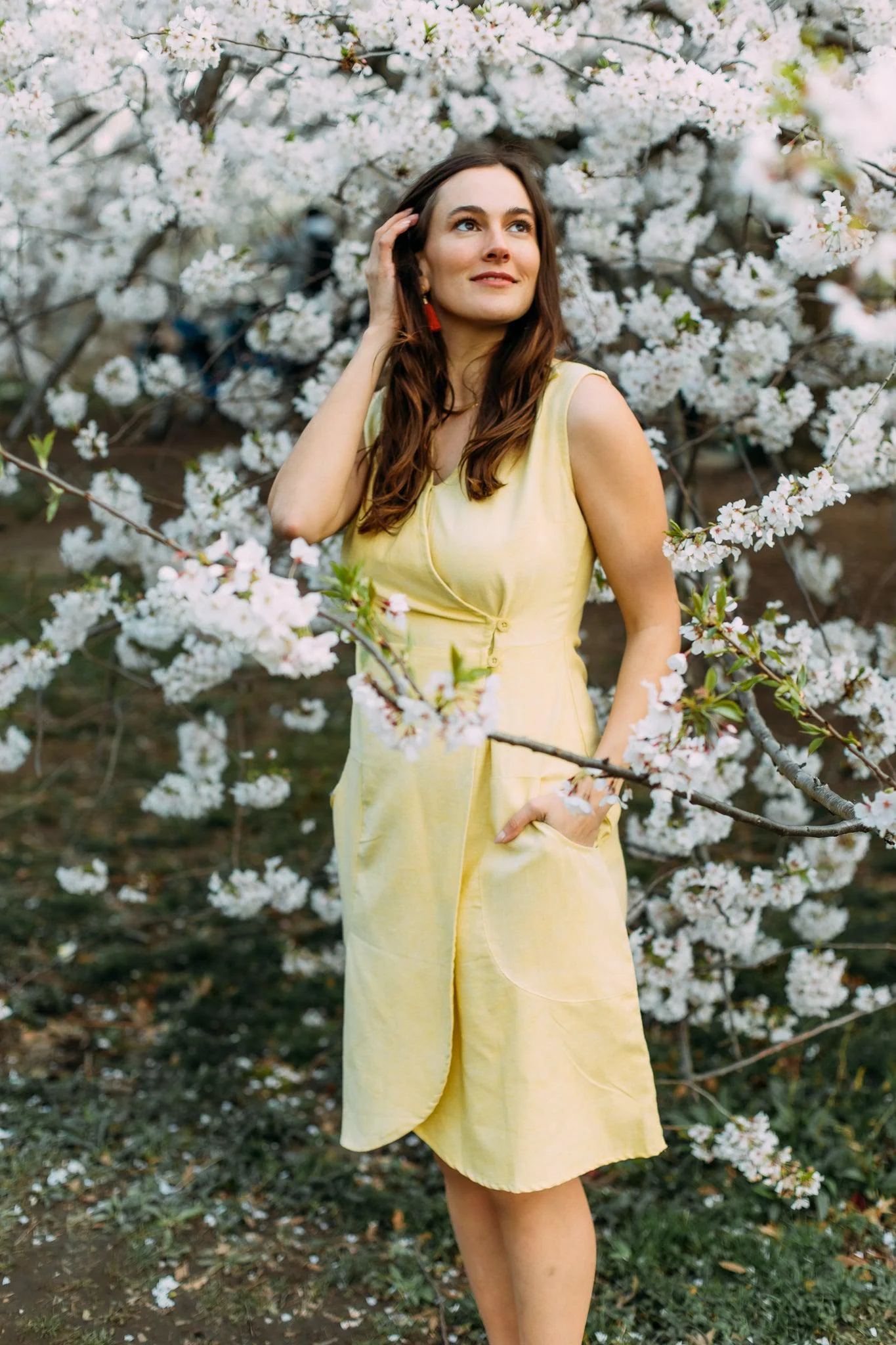 Marigold Wrap Dress - Image 4