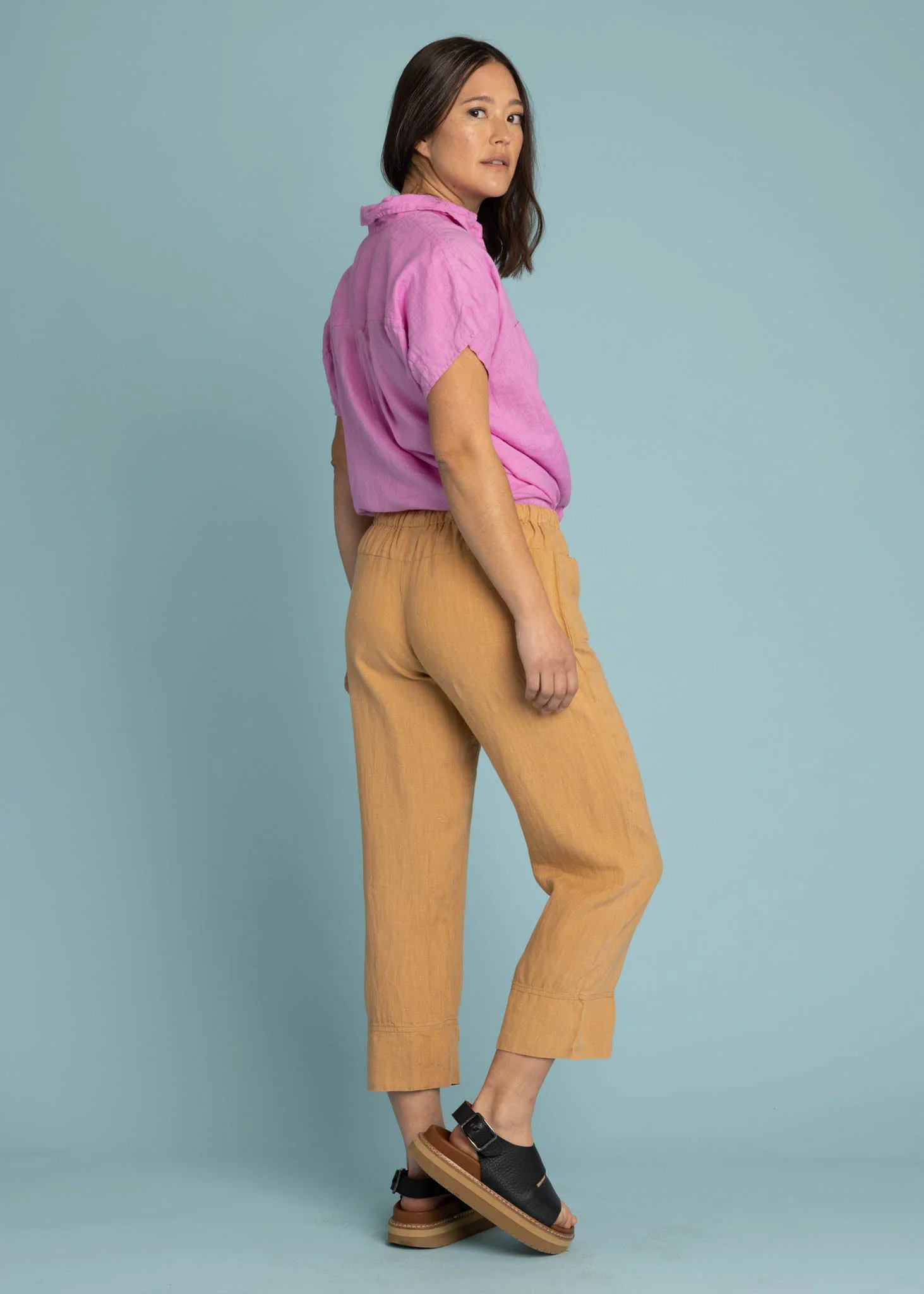 Marina Pant - Linen Baked Clay - Image 5