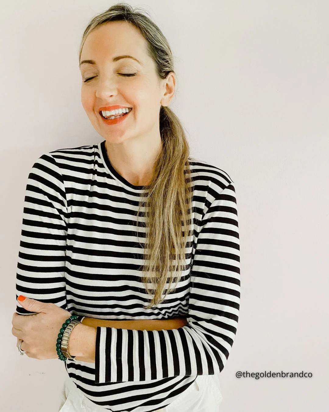 Marinière Black and White Striped Tee - Image 3
