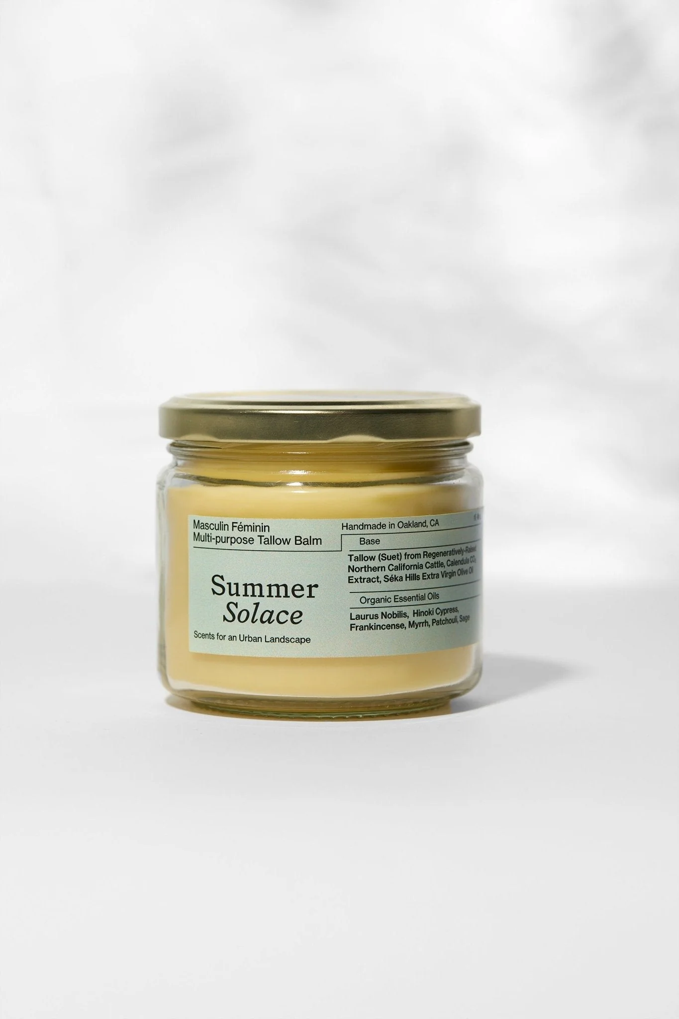 Masculin Féminin Tallow Balm – Frankincense, Patchouli & Hinoki Wood - Image 3