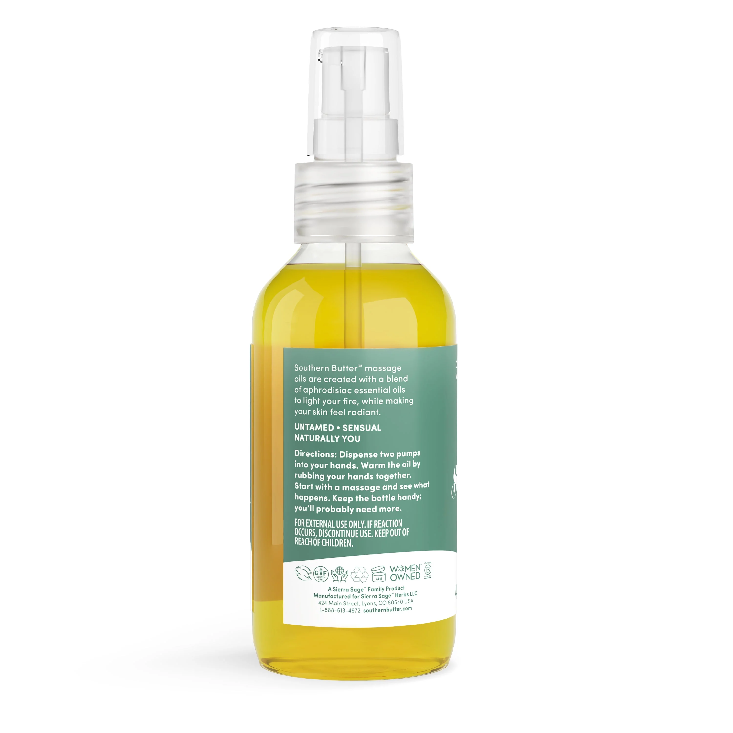 Massage Oil - Clary Sage + Ylang Ylang by Southern Butter - Image 2