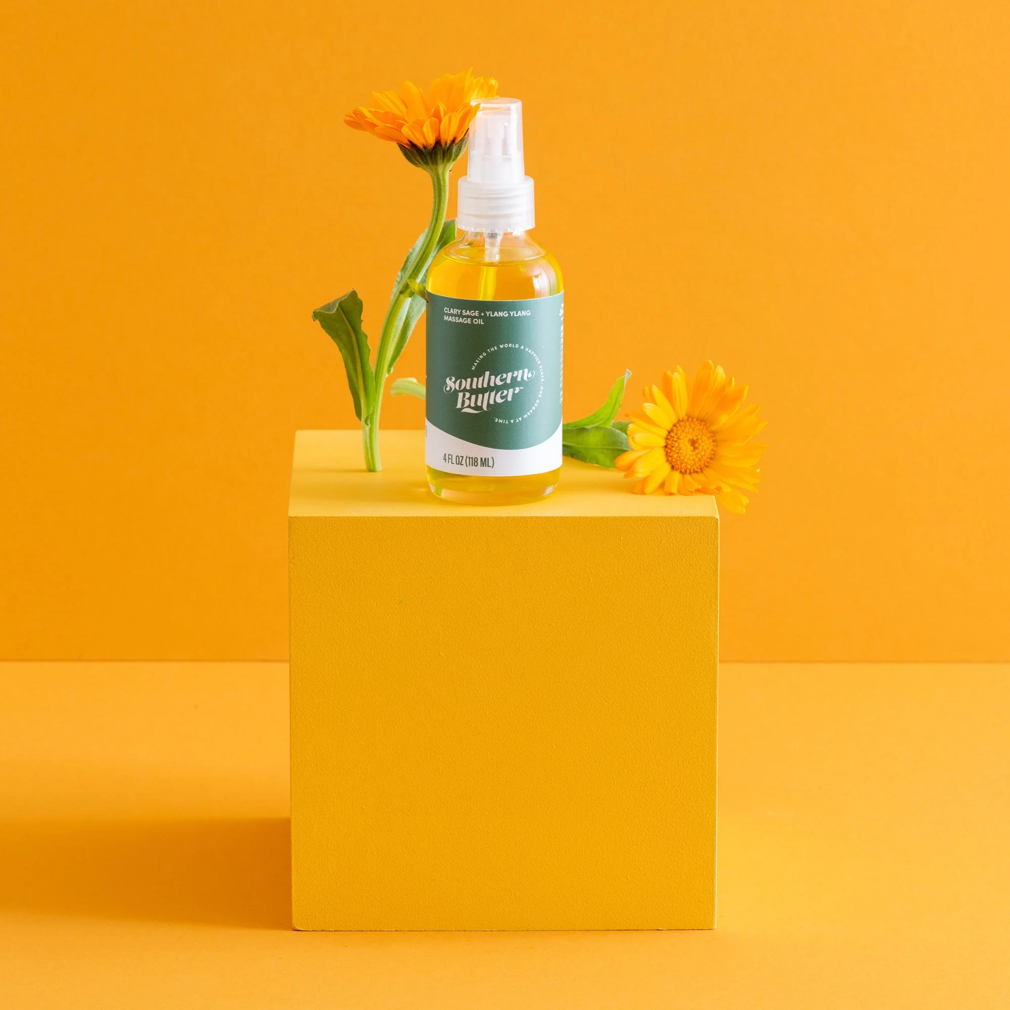 Massage Oil - Clary Sage + Ylang Ylang by Southern Butter - Image 5