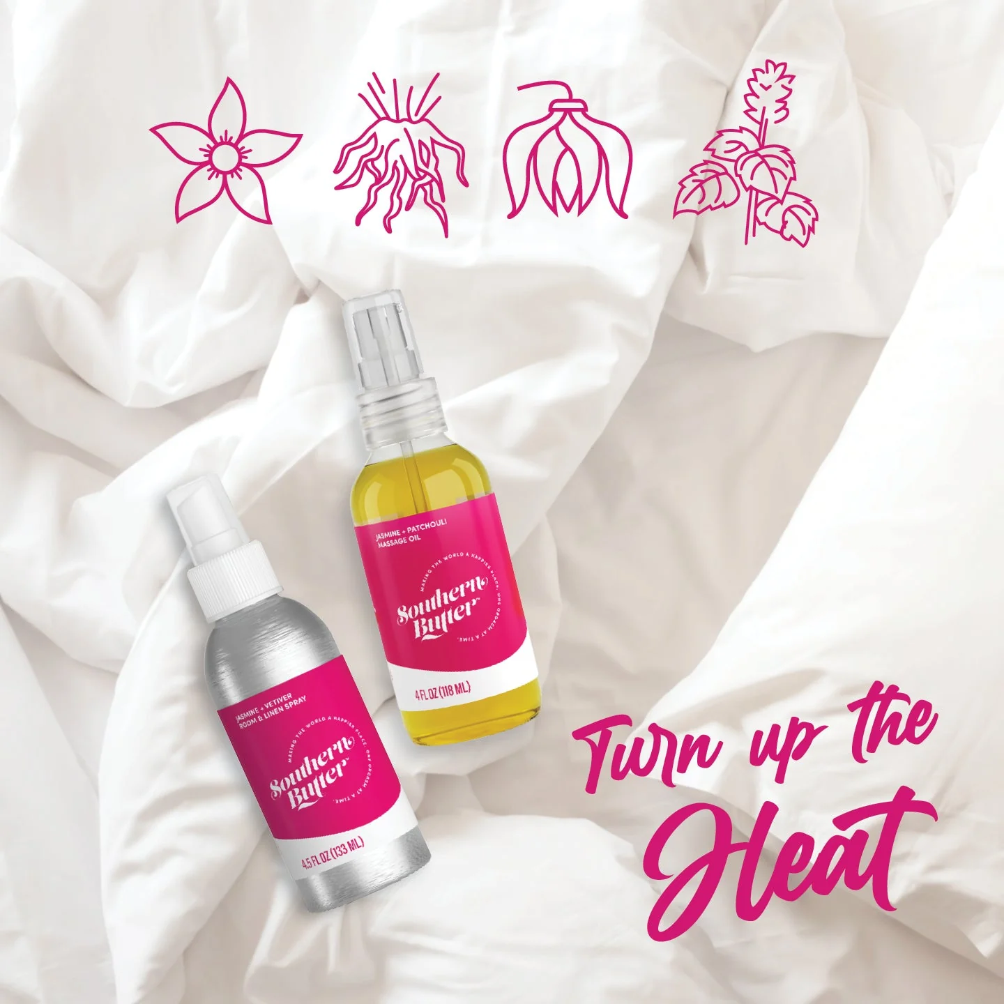 Massage Oil - Jasmine + Patchouli by Southern Butter - Image 2
