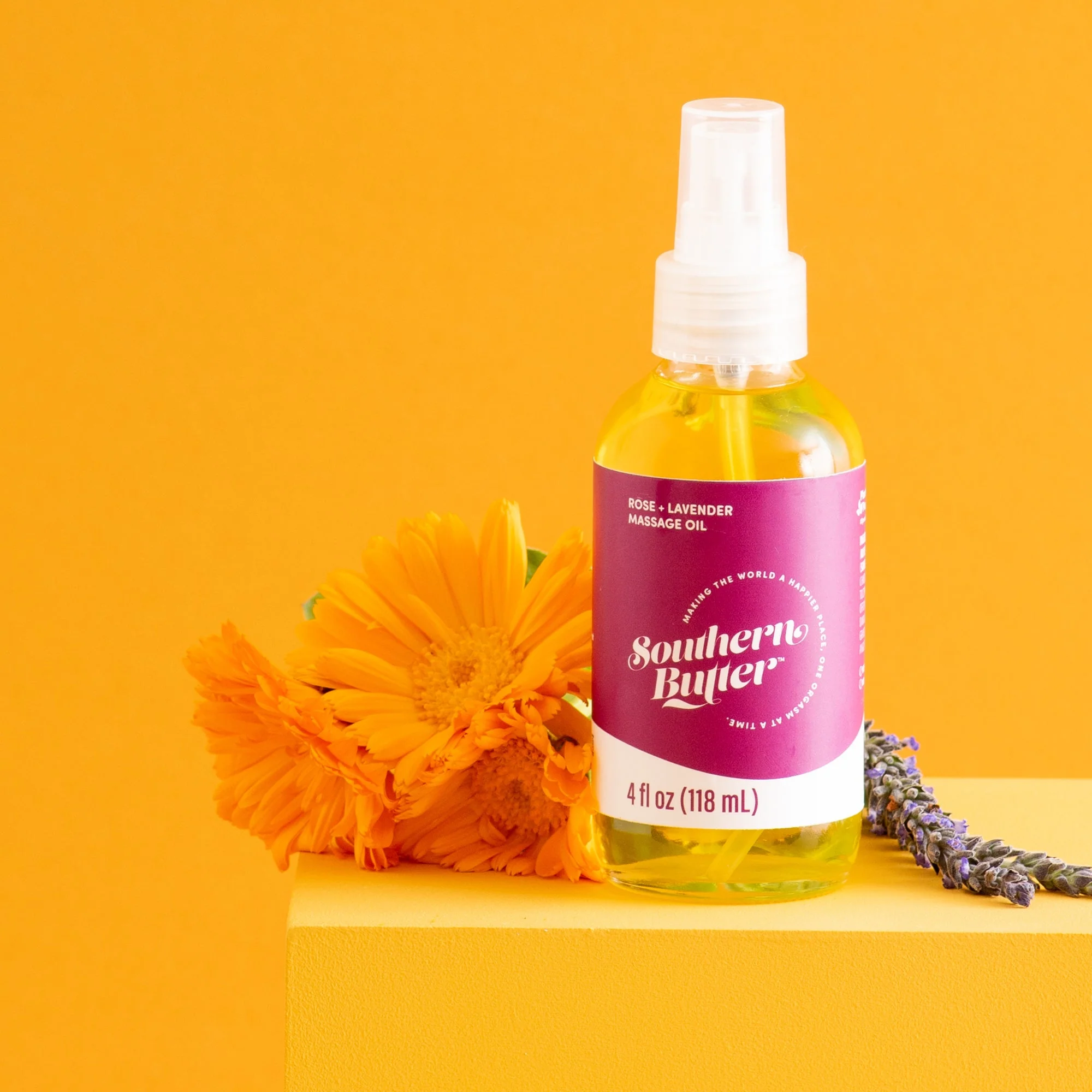Massage Oil - Rose + Lavender by Southern Butter - Image 5
