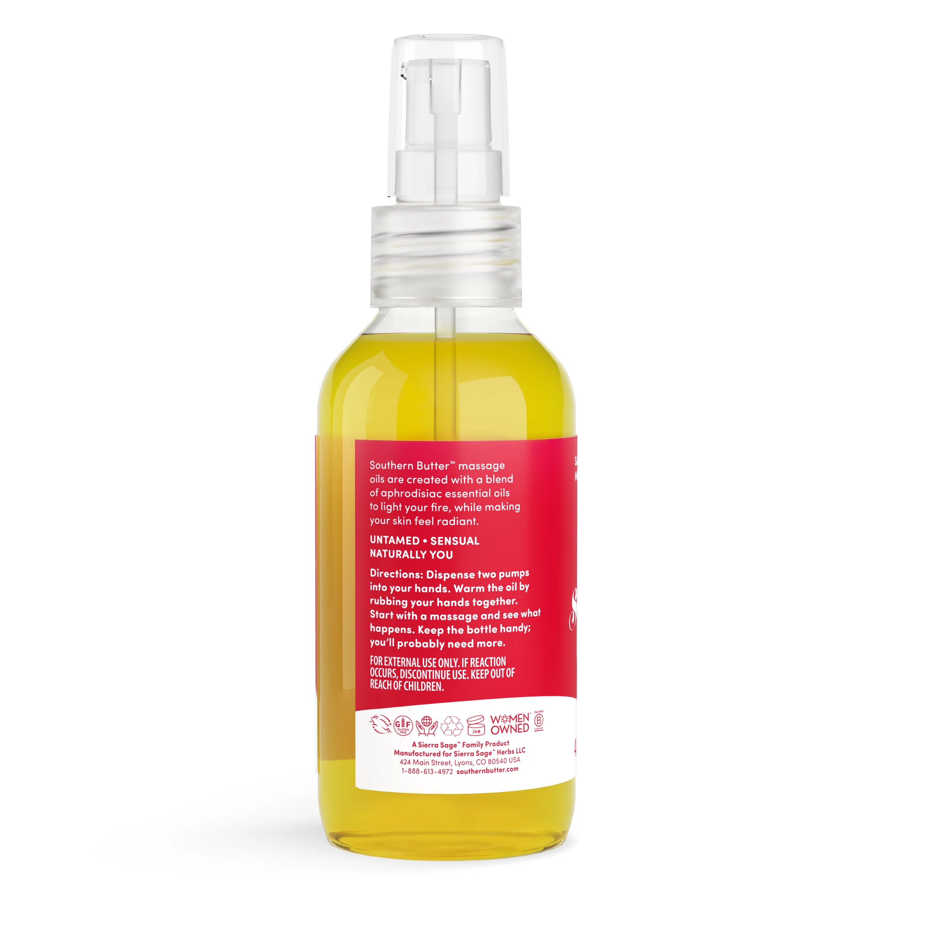 Massage Oil - Sandalwood + Cinnamon by Southern Butter - Image 2