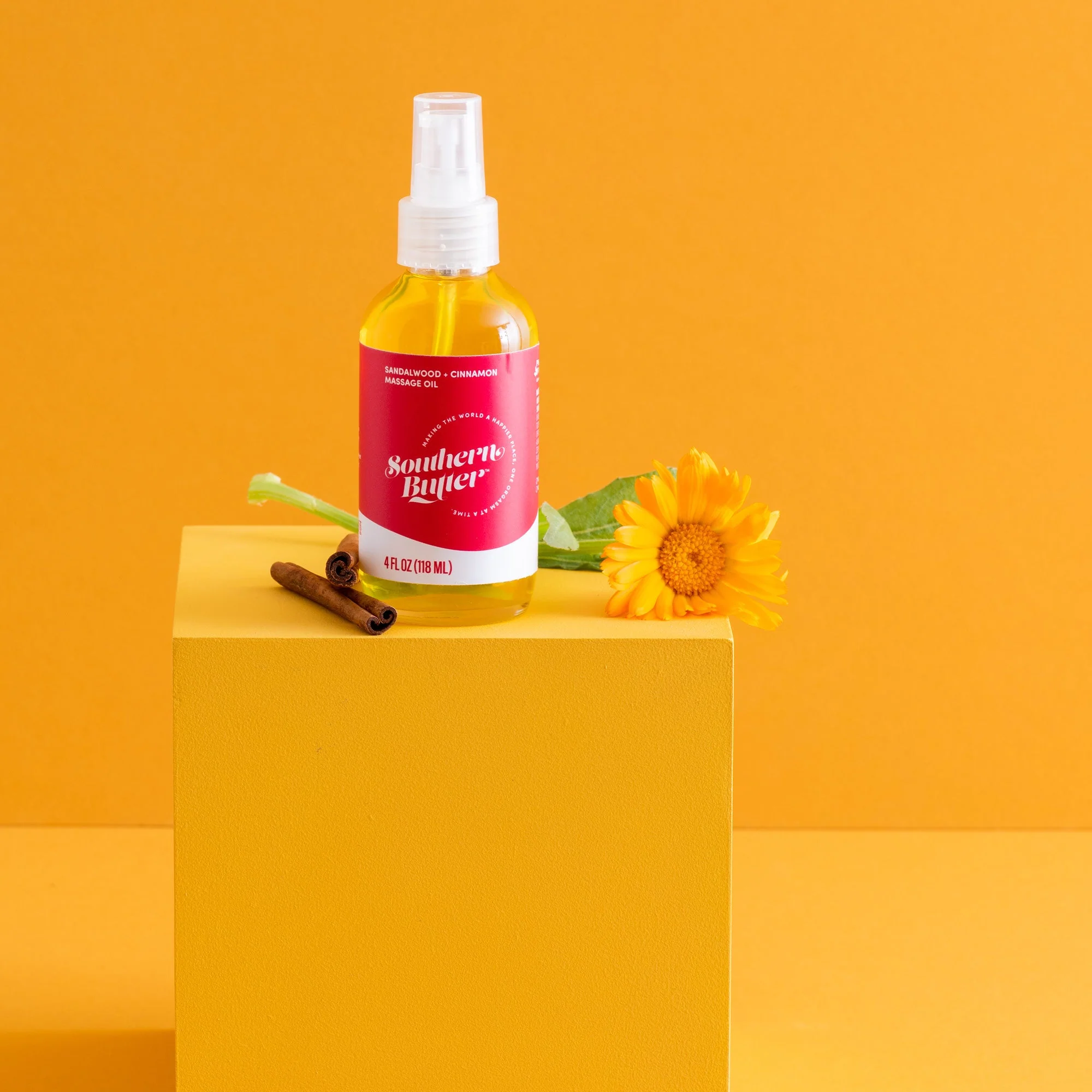 Massage Oil - Sandalwood + Cinnamon by Southern Butter - Image 5