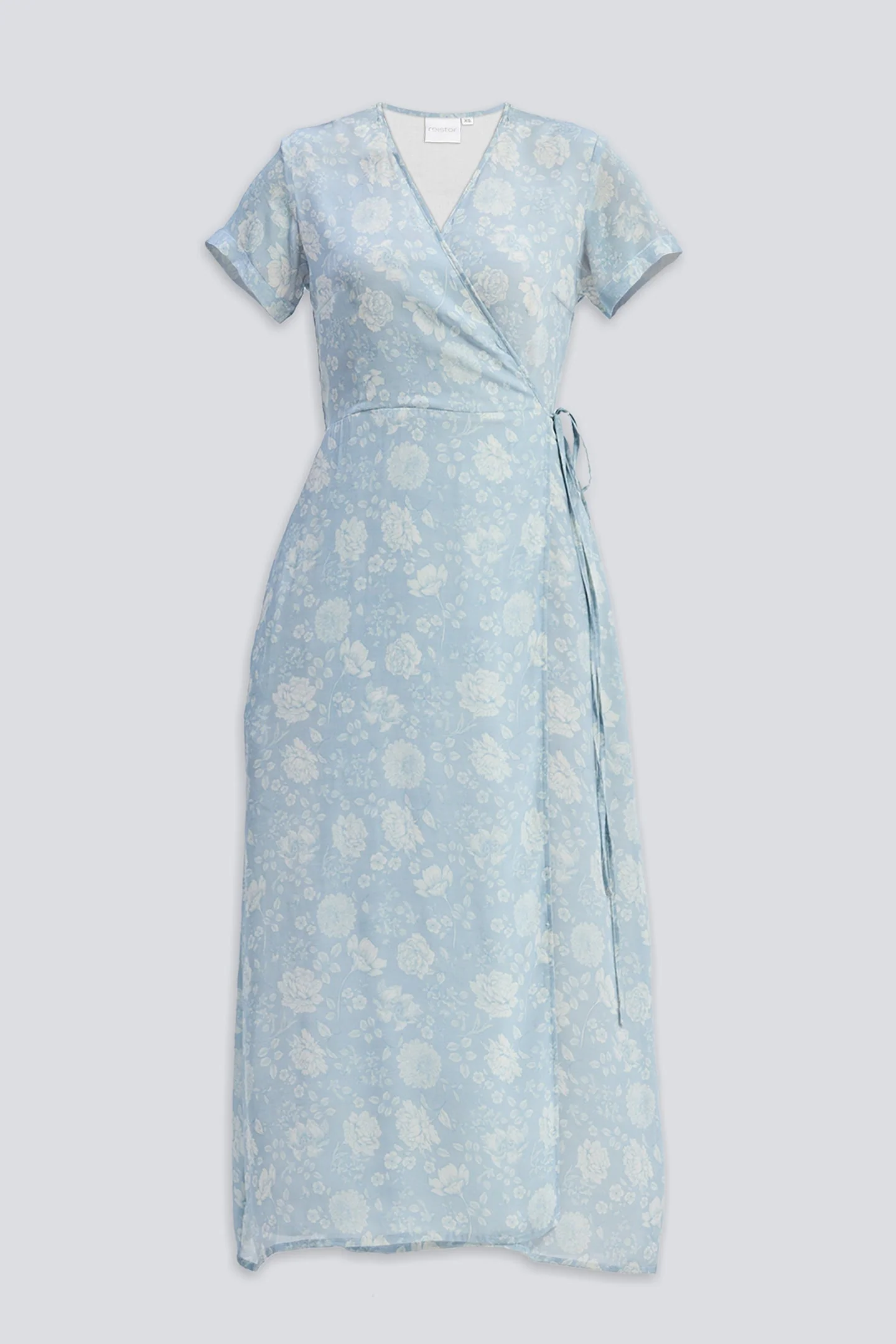 Maxi Wrap Dress in Florals - Image 13