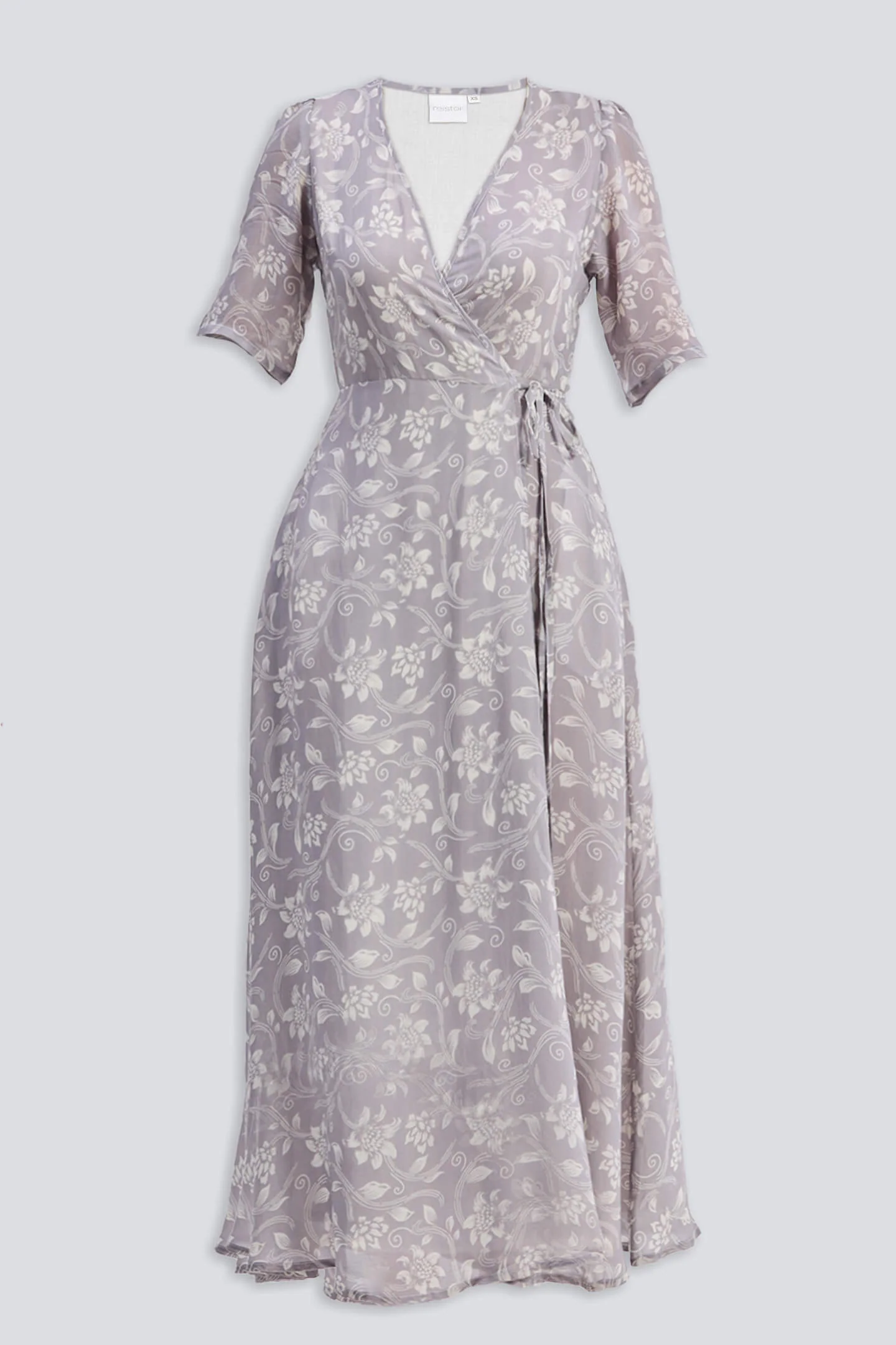 Maxi Wrap Floral dress in Vintage Vines - Image 12