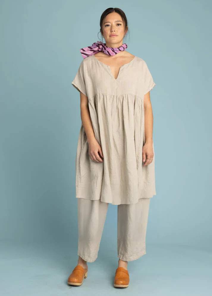 Meadow Dress - Linen Natural Flax - Image 2