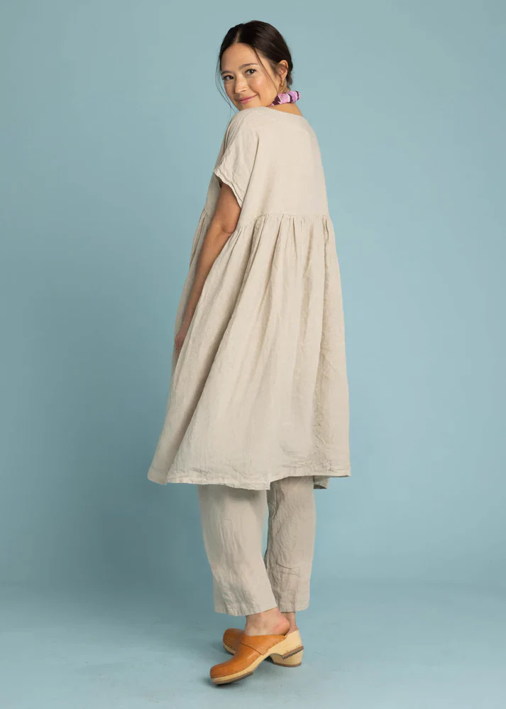 Meadow Dress - Linen Natural Flax - Image 3