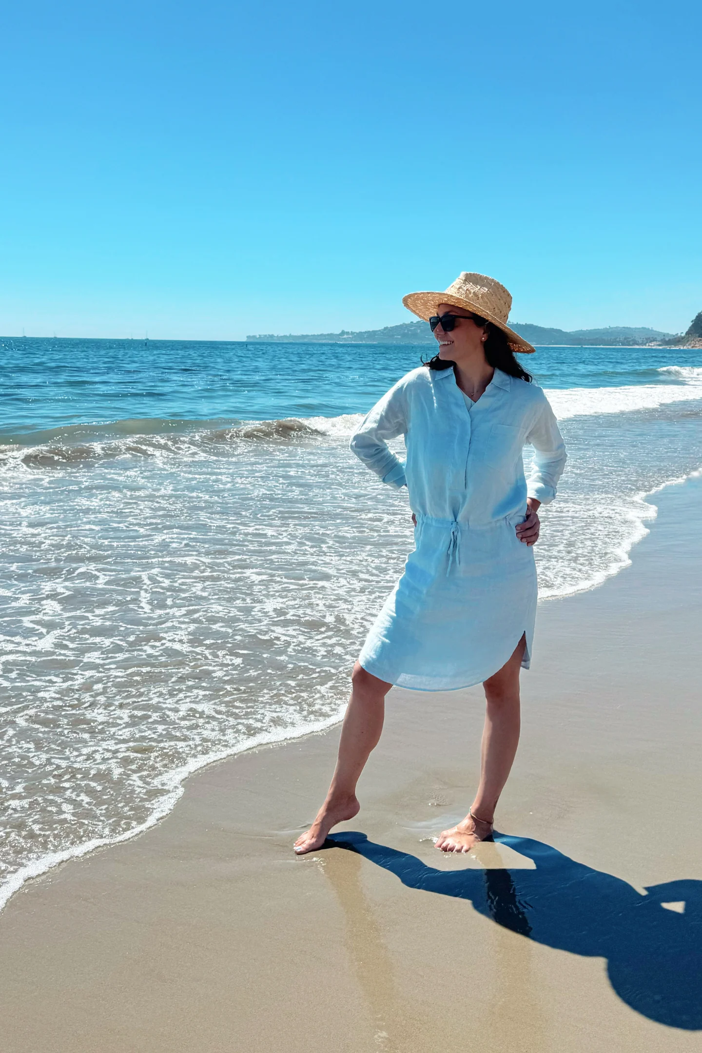 Meet me by the Cliff Dress in Blue - Image 10