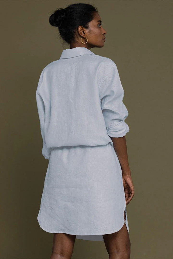 Meet me by the Cliff Dress in Blue - Image 2
