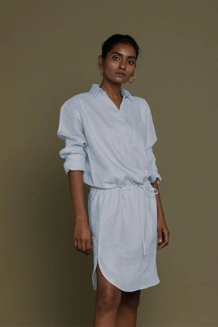 Meet me by the Cliff Dress in Blue - Image 6