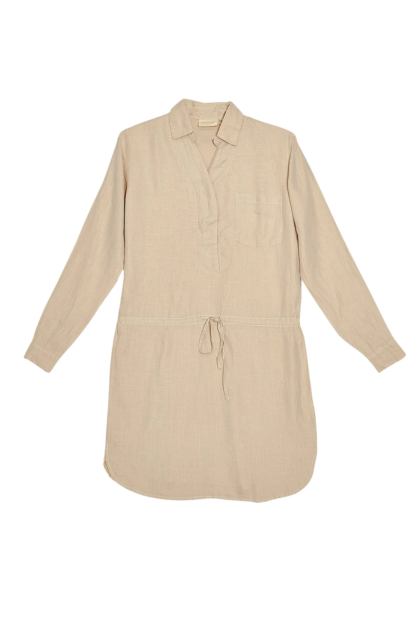 Meet me by the Cliff Dress in Neutral Beige - Image 12