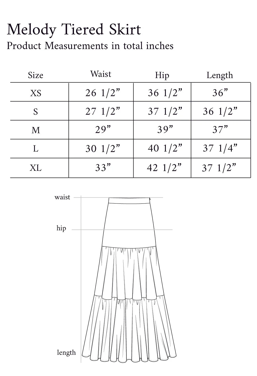 Melody Tiered Skirt - Image 4