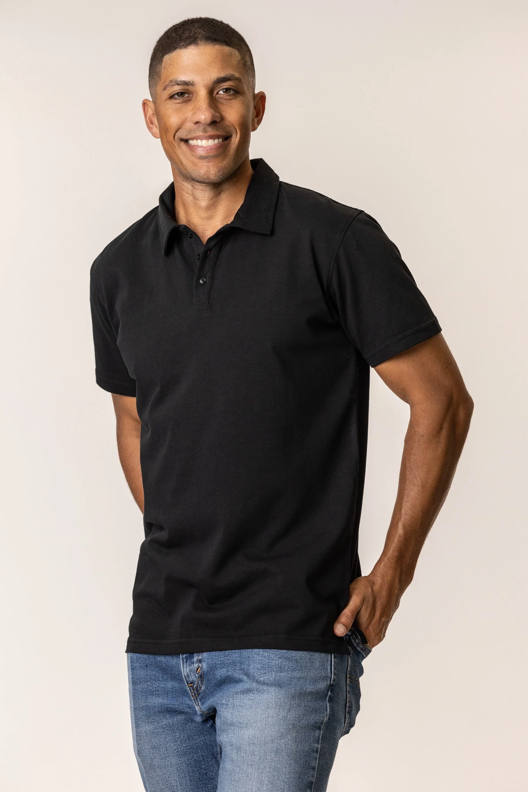 Men's Organic Cotton Polo - Image 2