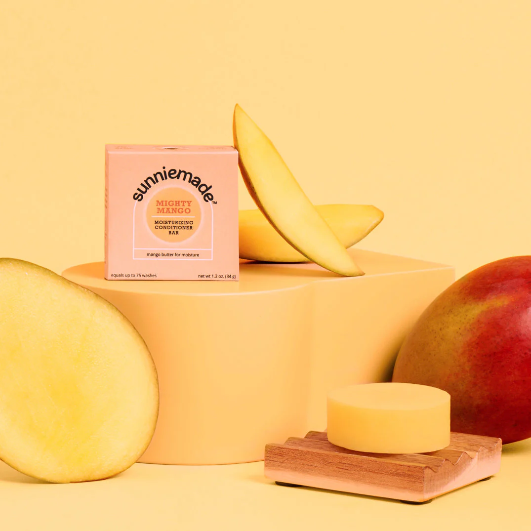 Mighty Mango Moisturizing Conditioner Bar - Image 2