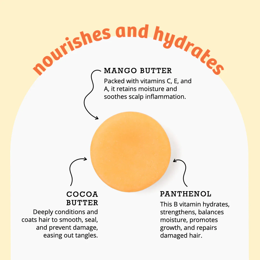 Mighty Mango Moisturizing Conditioner Bar - Image 4