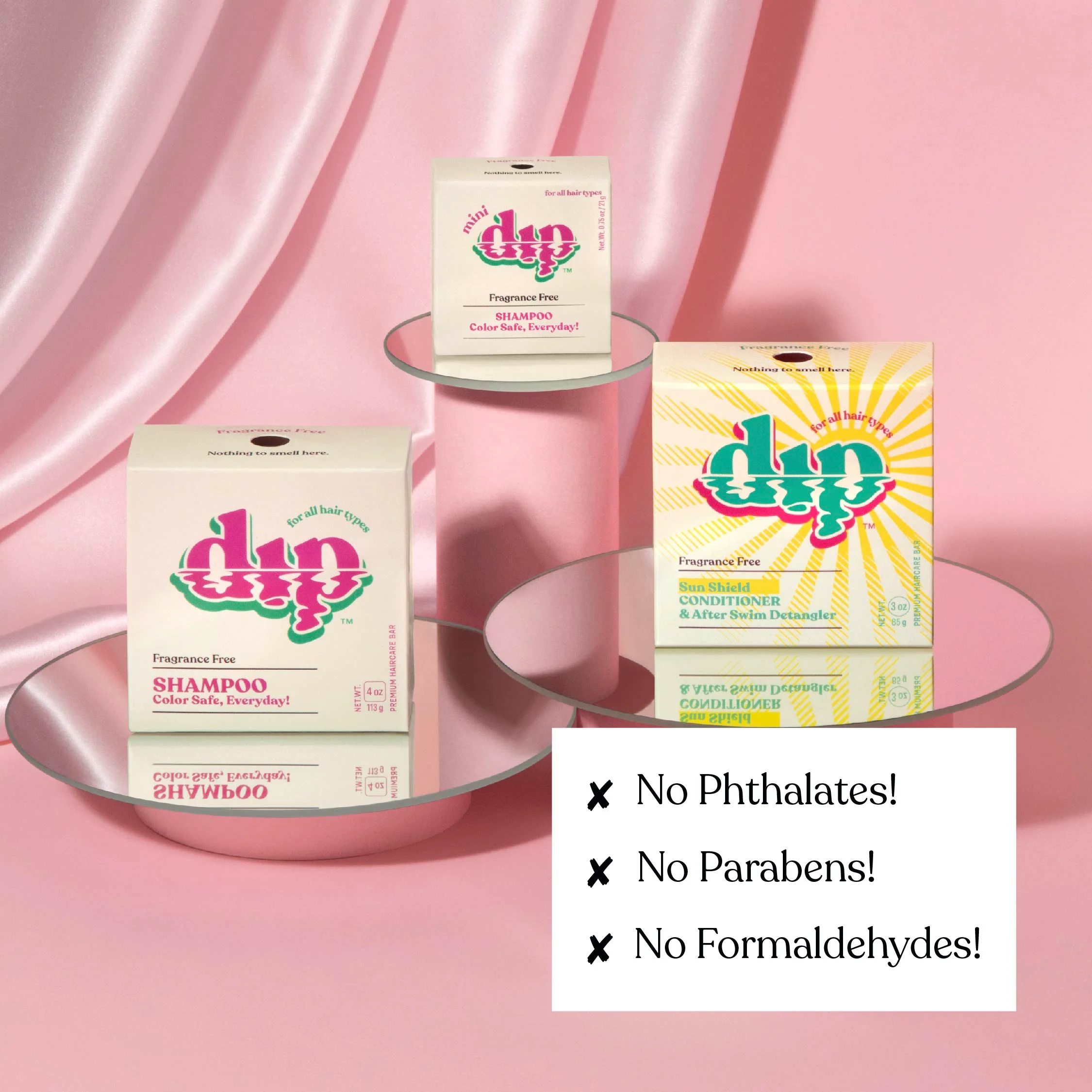 Mini Dip Color Safe Shampoo Bar for Every Day - Fragrance Free - Image 5