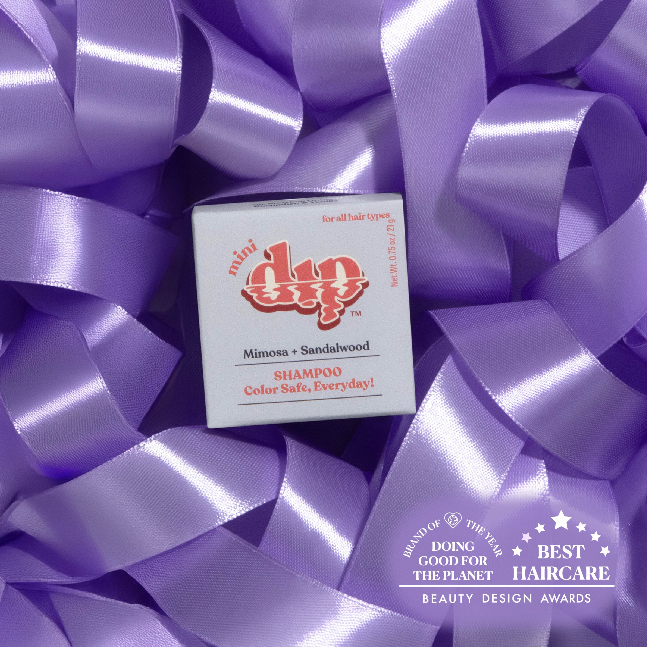 Mini Dip Color Safe Shampoo Bar for Every Day - Mimosa & Sandalwood - Image 2
