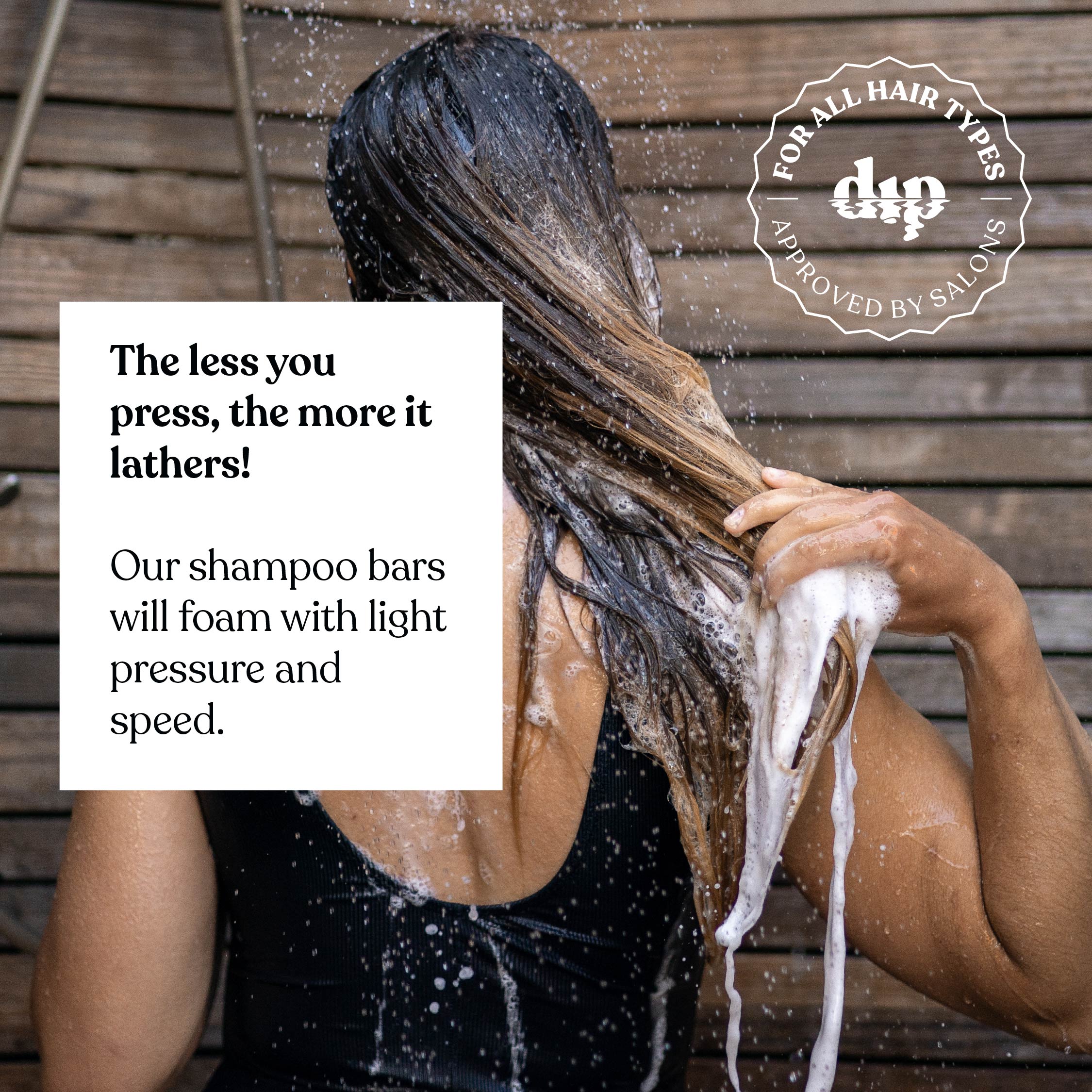 Mini Dip Color Safe Shampoo Bar for Every Day - Mimosa & Sandalwood - Image 3