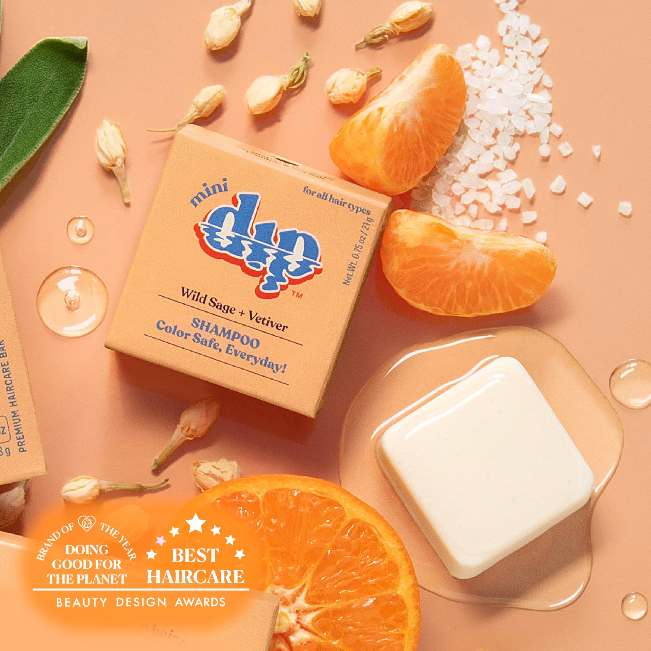 Mini Dip Color Safe Shampoo Bar for Every Day - Wild Sage & Vetiver - Image 2