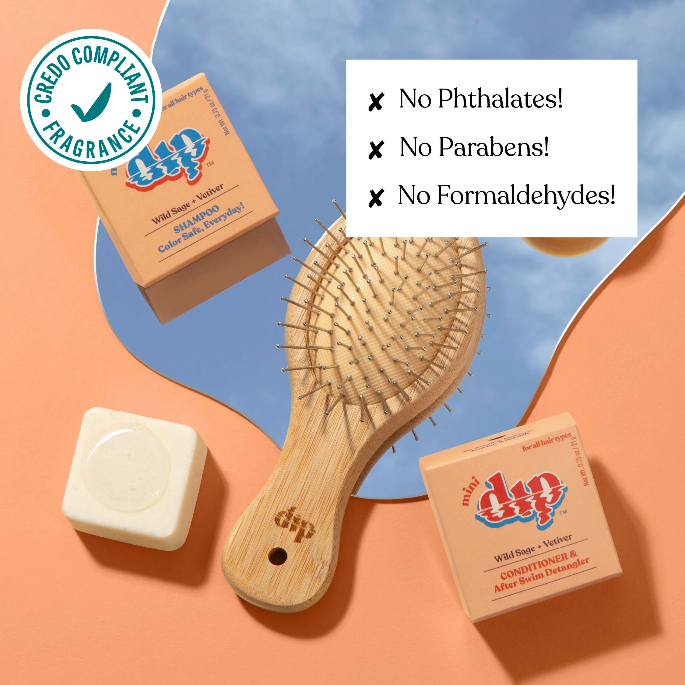 Mini Dip Color Safe Shampoo Bar for Every Day - Wild Sage & Vetiver - Image 5