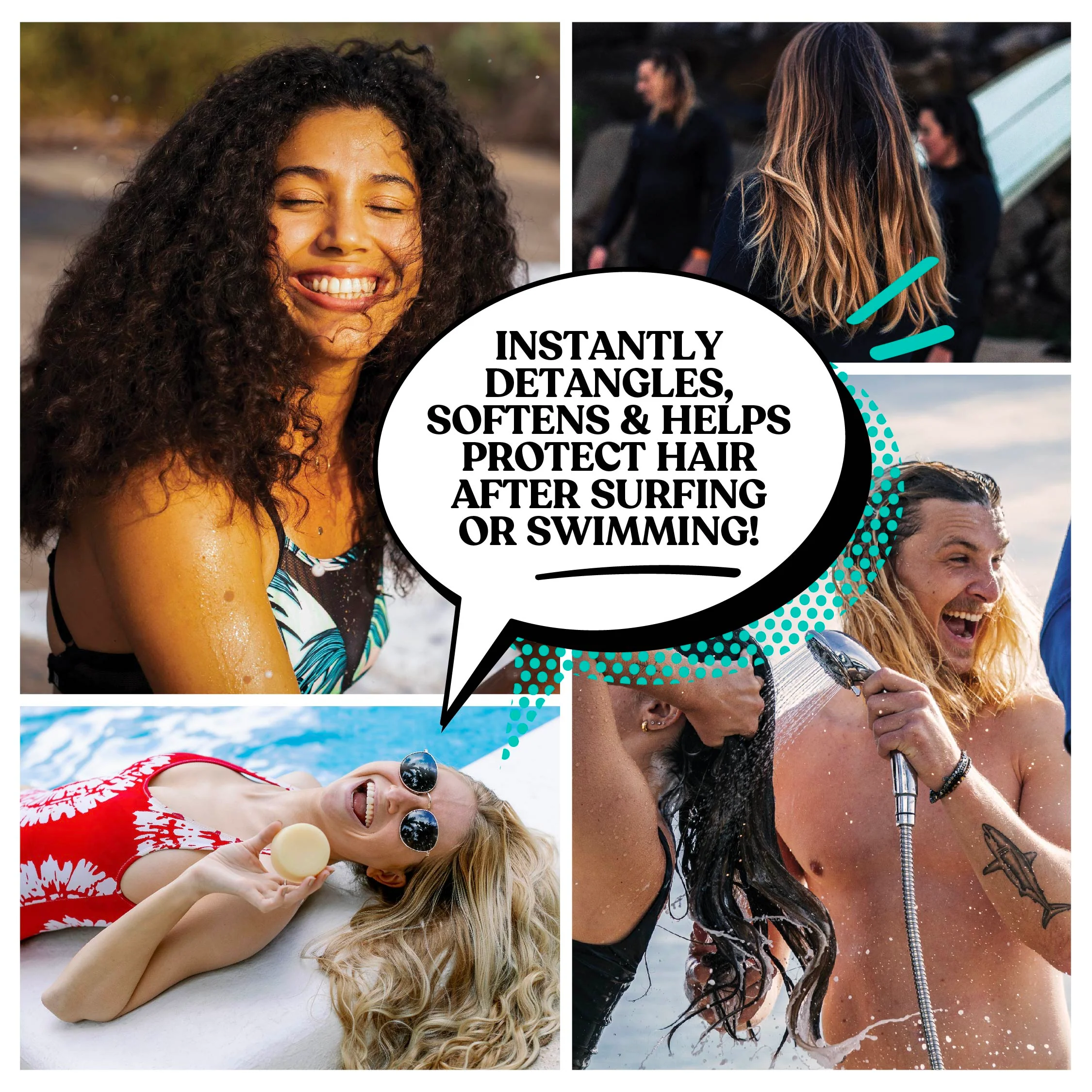 Mini Dip Conditioner & After Swim Detangler - Coconut & Almond - Image 9