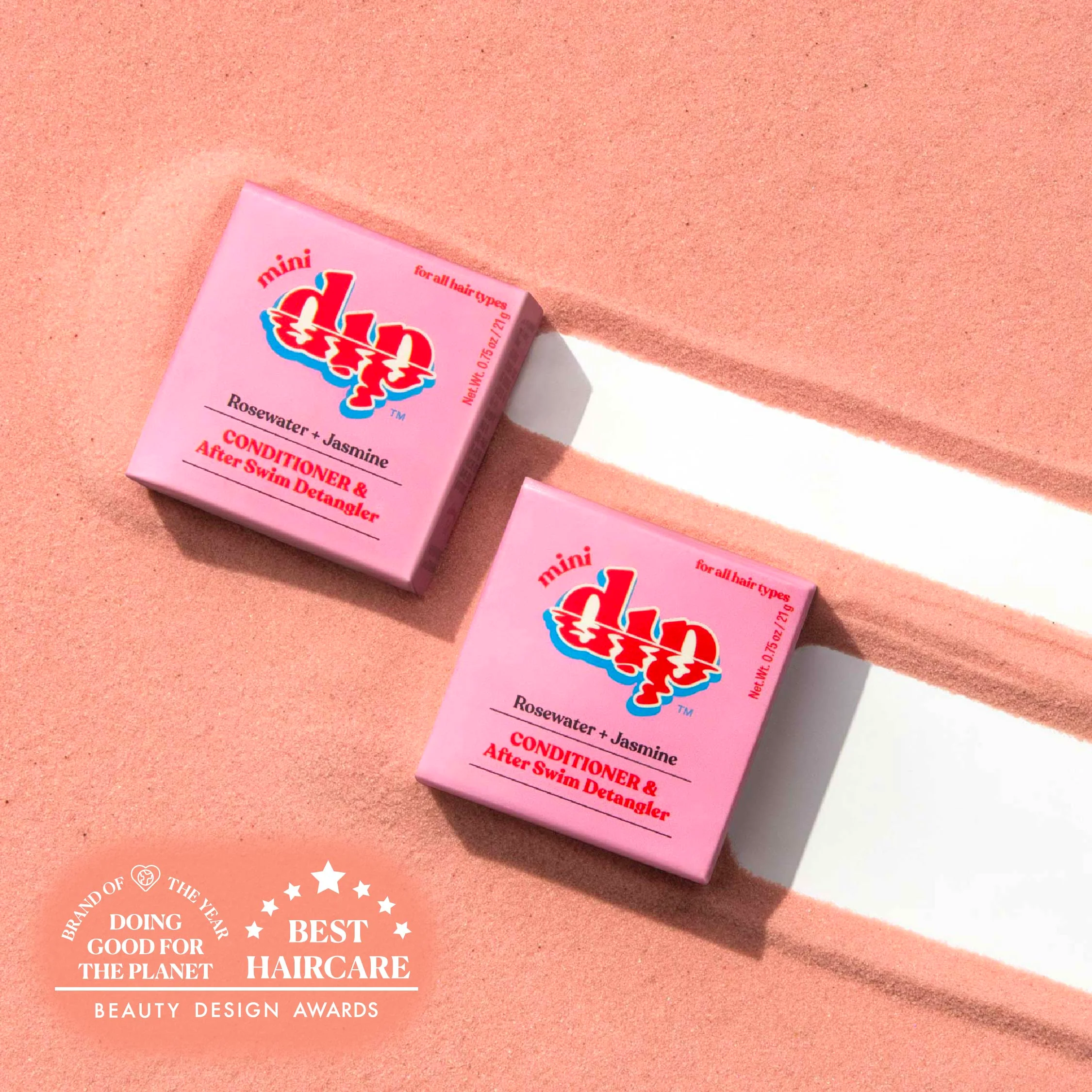 Mini Dip Conditioner & After Swim Detangler - Rosewater & Jasmine - Image 2