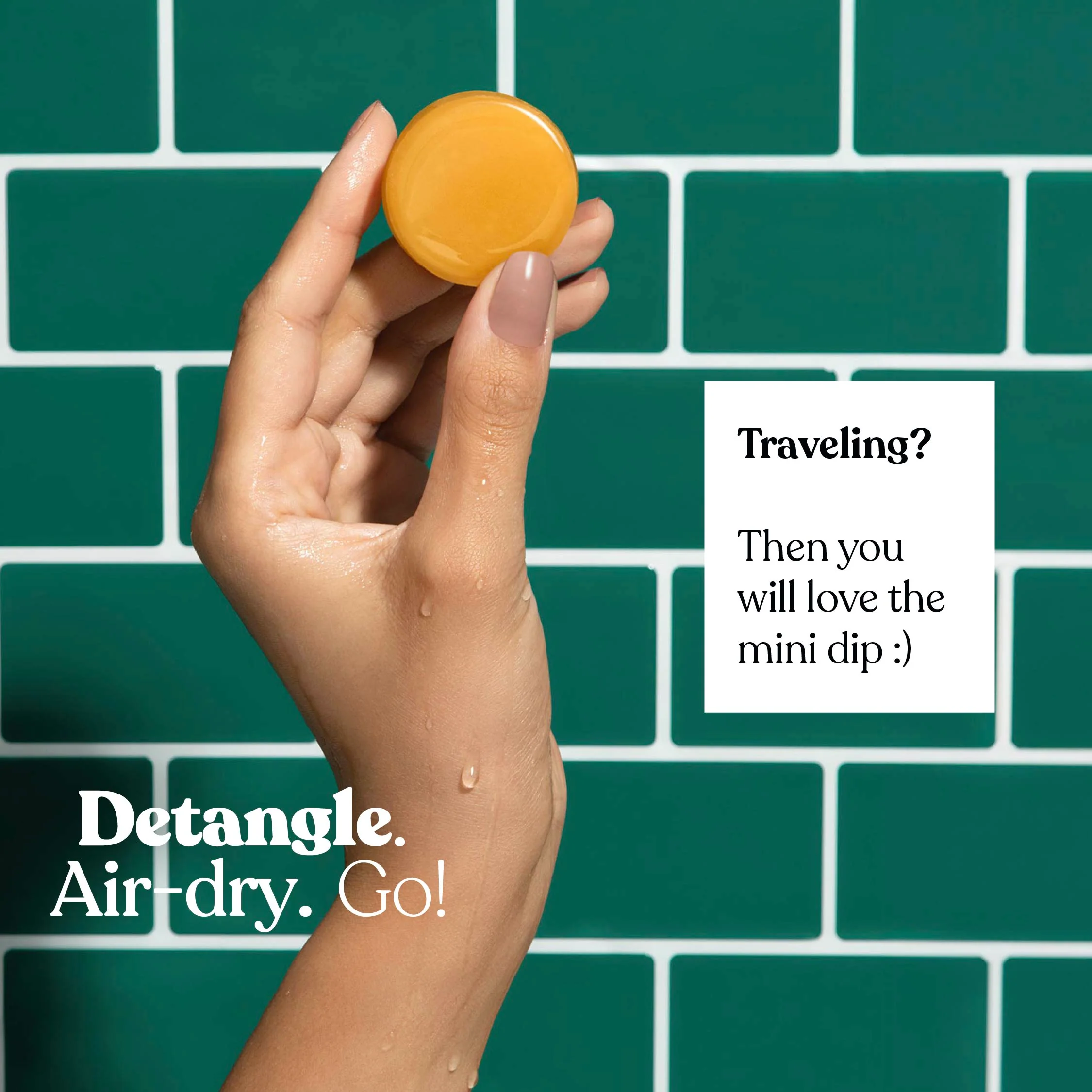 Mini Dip Conditioner & After Swim Detangler - Rosewater & Jasmine - Image 5