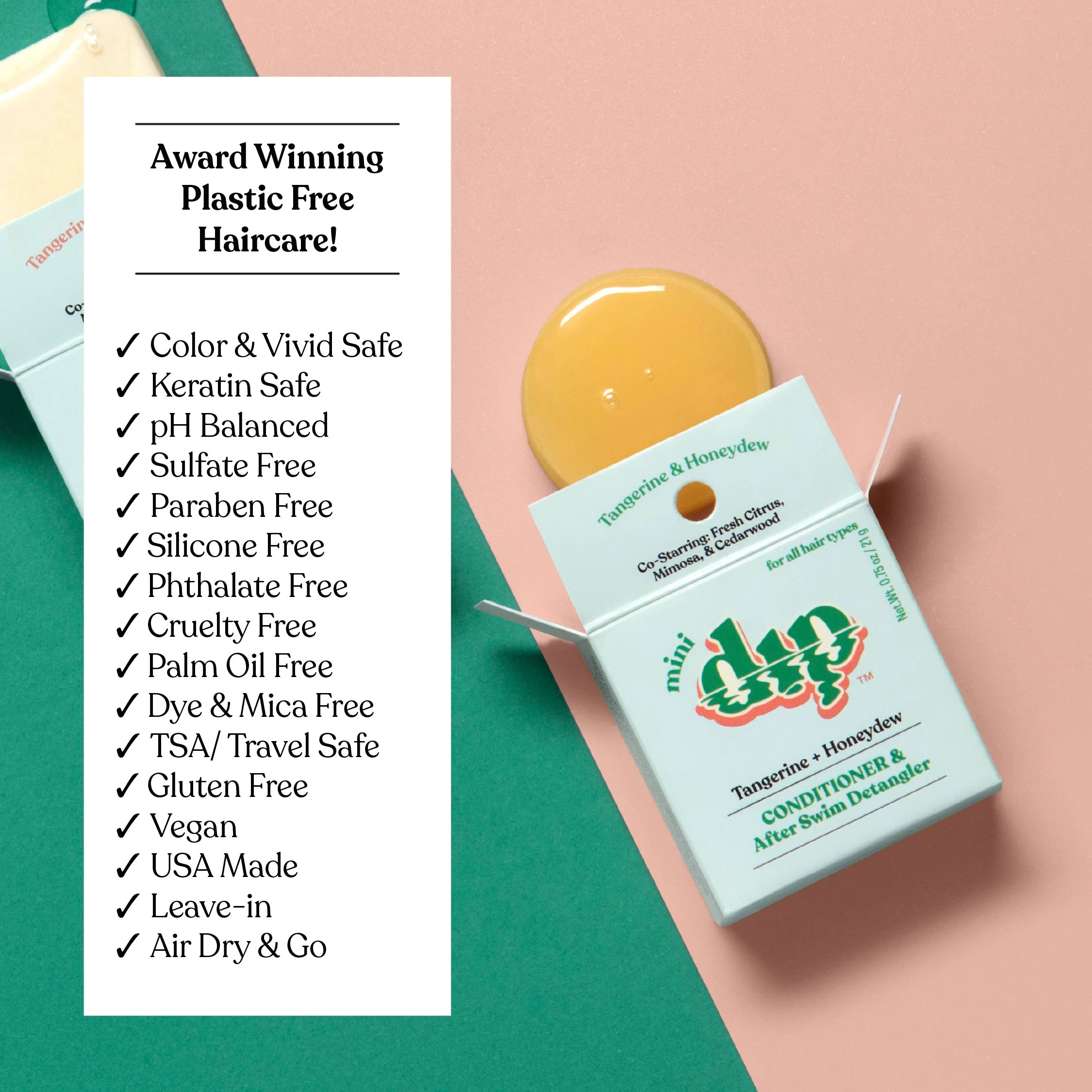 Mini Dip Conditioner & After Swim Detangler - Tangerine & Honeydew - Image 8