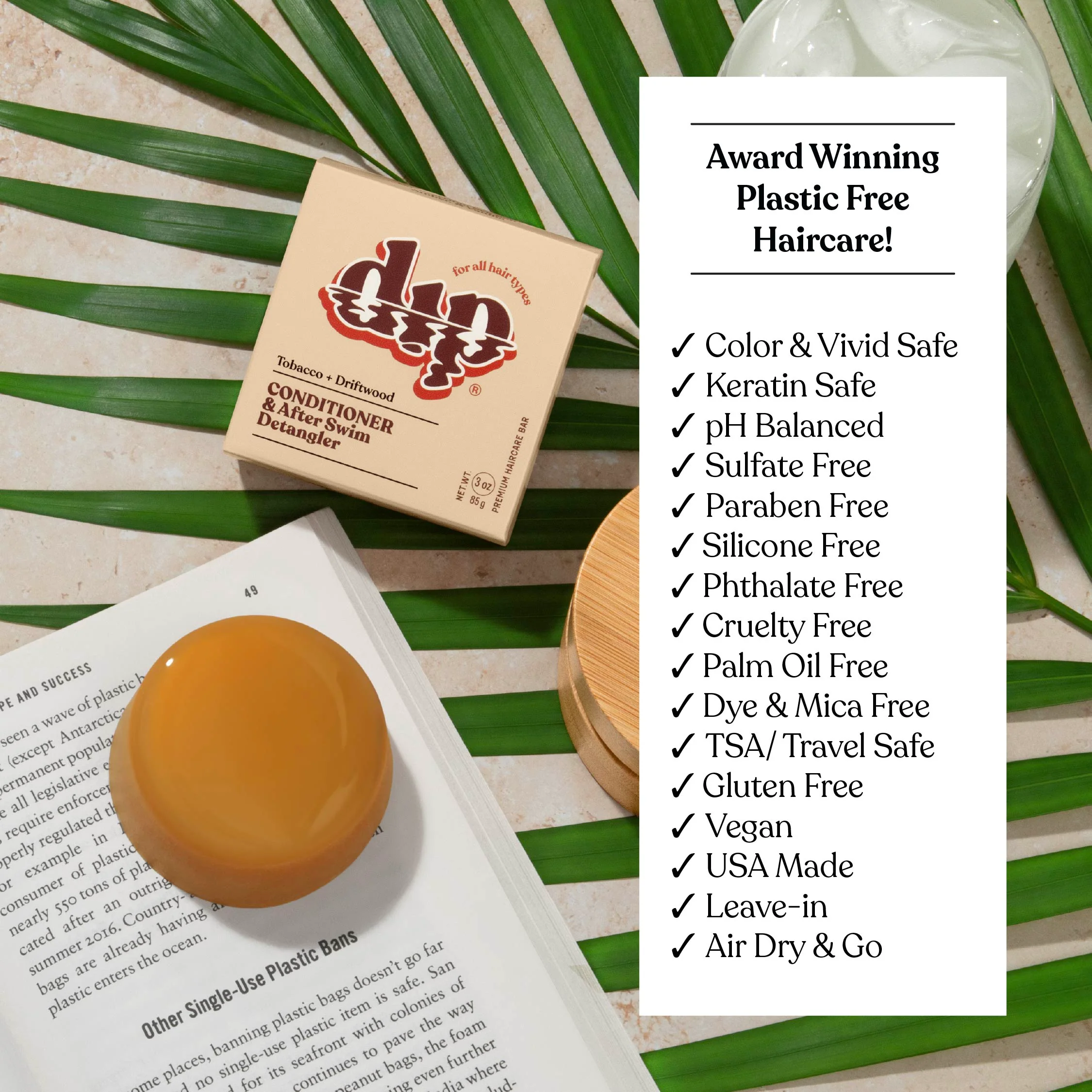 Mini Dip Conditioner & After Swim Detangler - Tobacco & Driftwood - Image 8