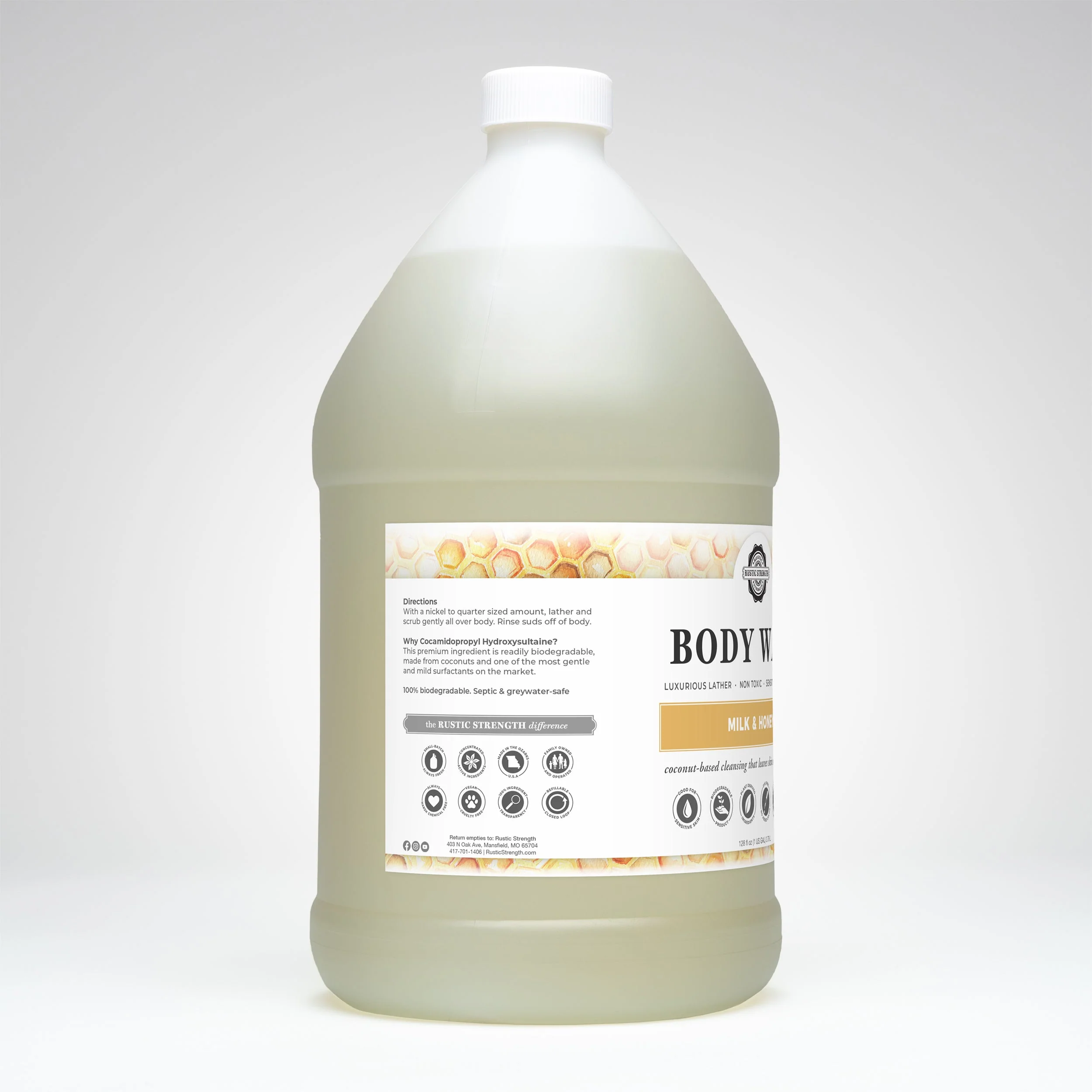 Moisturizing Body Wash | Milk & Honey - Image 6