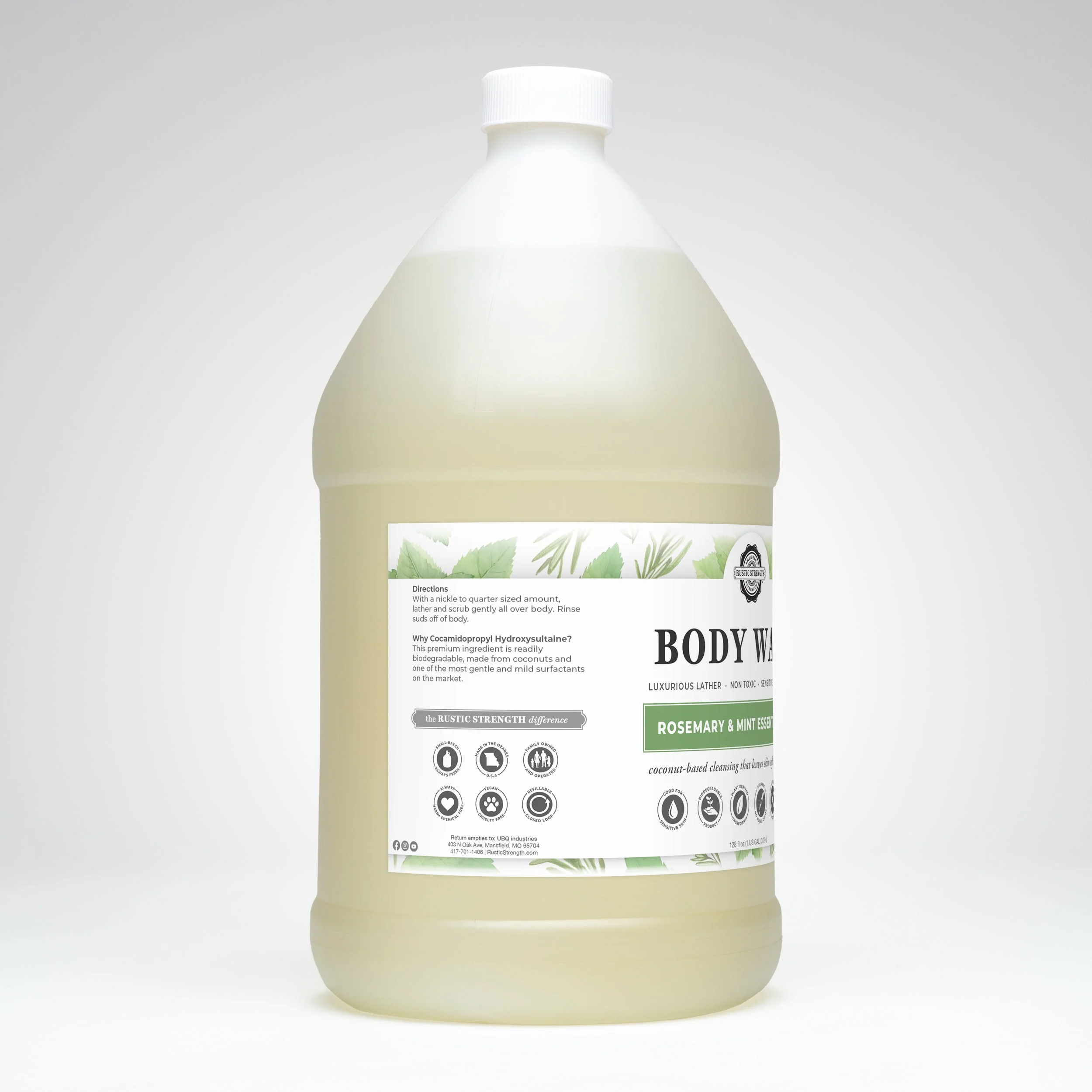 Moisturizing Body Wash | Rosemary & Mint - Image 5