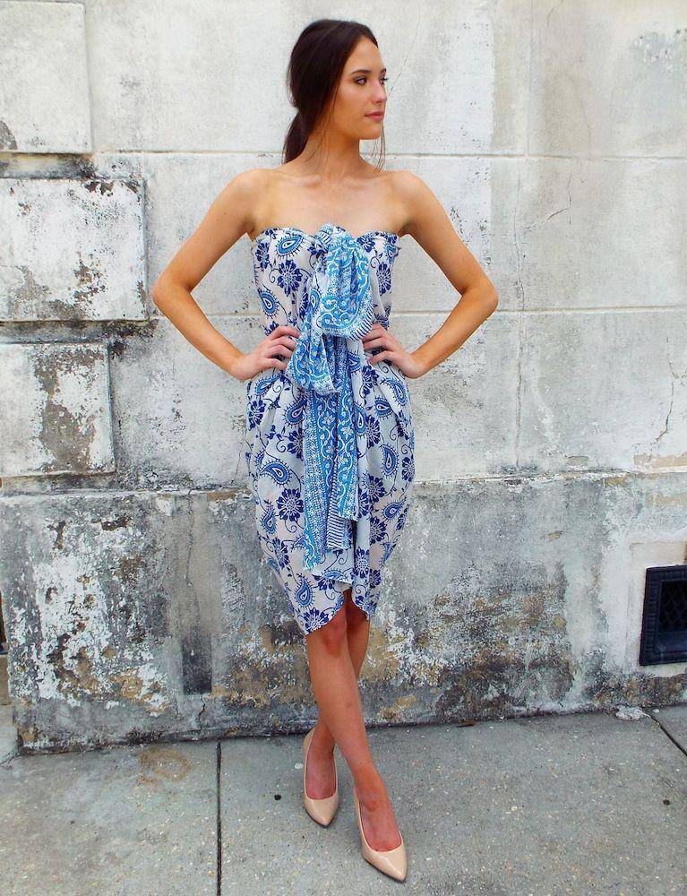 Mom's Favorite Blue Sarong - Image 2
