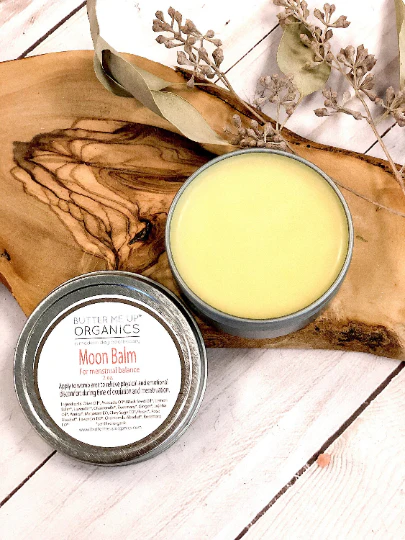 Moon Balm / Menstrual Care / PMS / Period Cramps / Hormone Balancing / Ovulation Pain / Butter Me Up Organics / Organic Skincare / Organic - Image 2