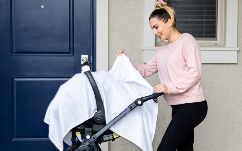 Muslin Car Seat Cover - Image 21