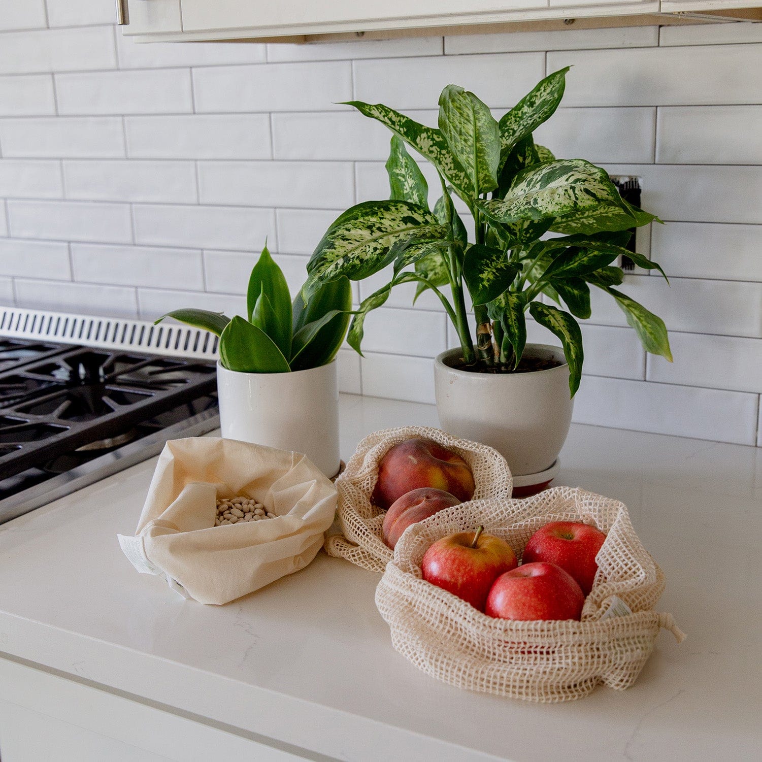 Muslin Produce Bag - Multiple Sizes - Zero Waste Muslin Bag - Image 5
