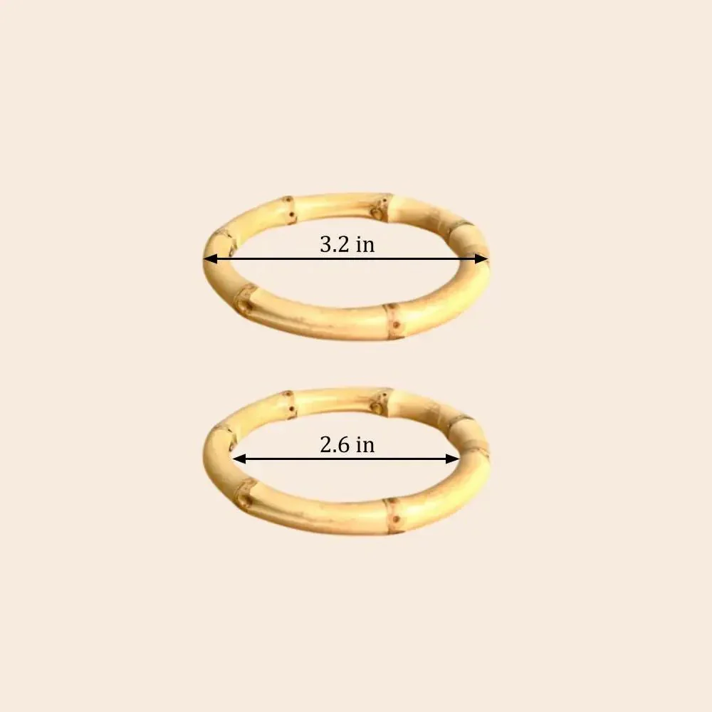 Natural Bamboo Bangle Bracelet - Image 5
