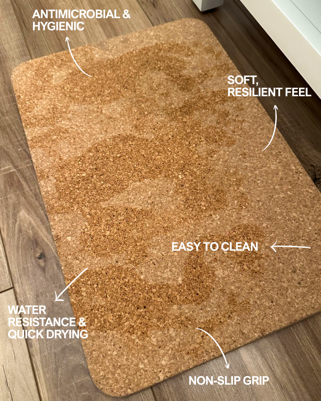 Natural Cork Bath Mat - Image 2
