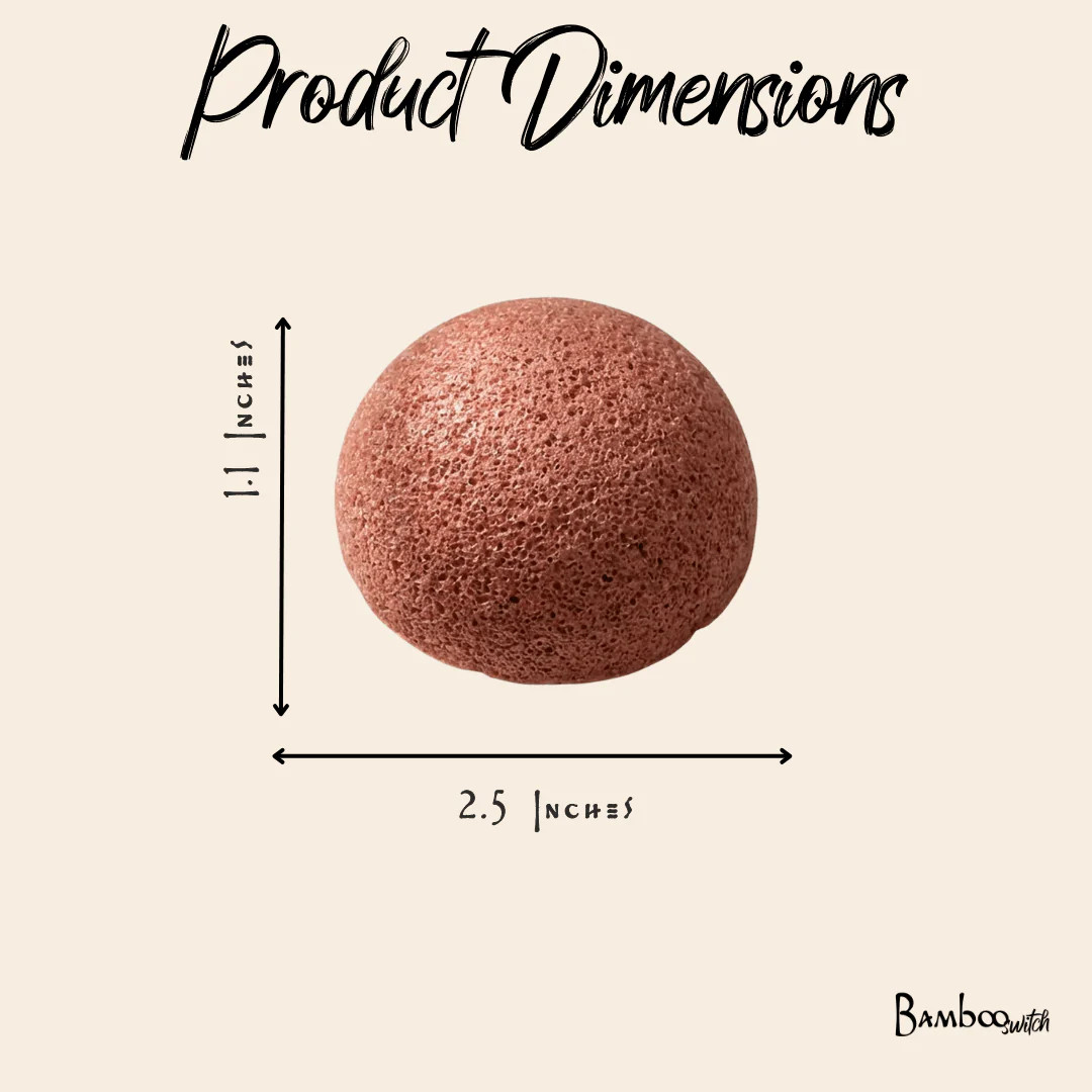 Natural Konjac Facial Sponge - Image 3