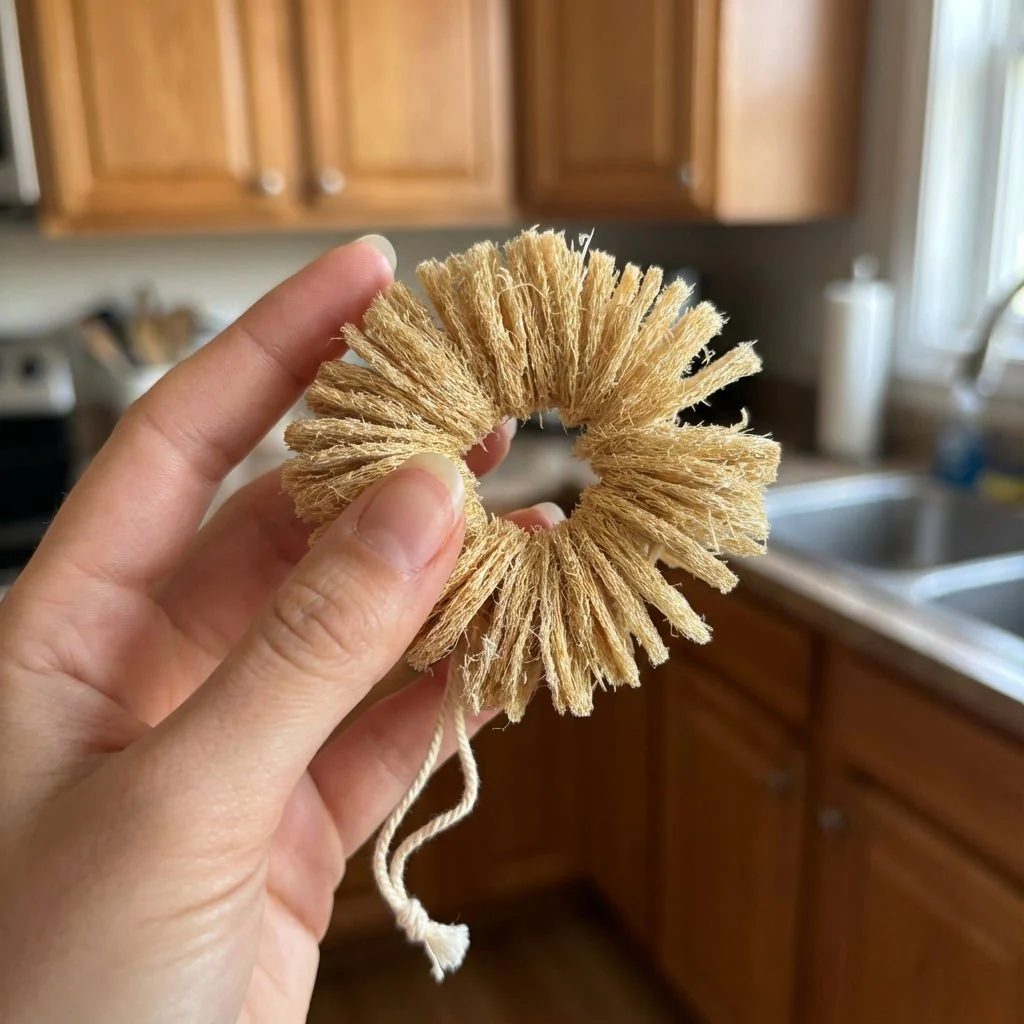 Natural Loofah Dish Scrubber - Image 2