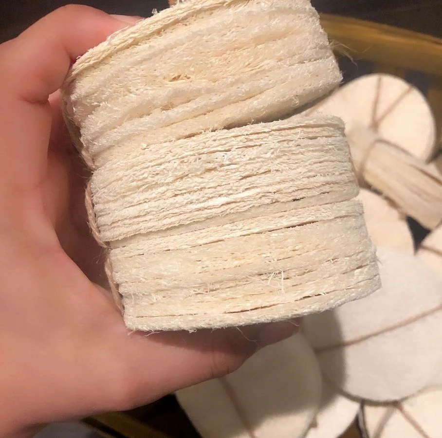Natural Loofah Pads 5-pcs - Image 4