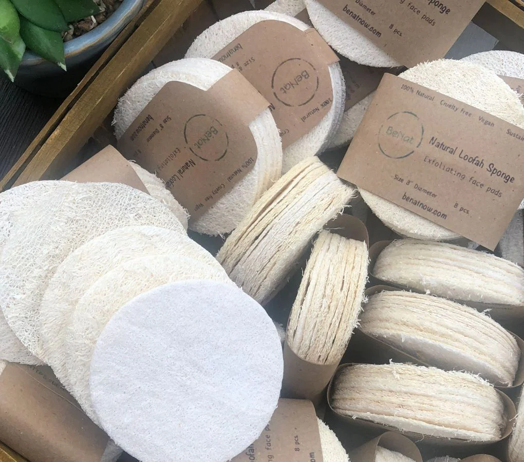 Natural Loofah Pads 5-pcs - Image 6