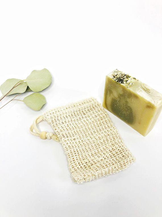 Natural Sisal Soap Saver and Exfoliating Pouch - Image 6
