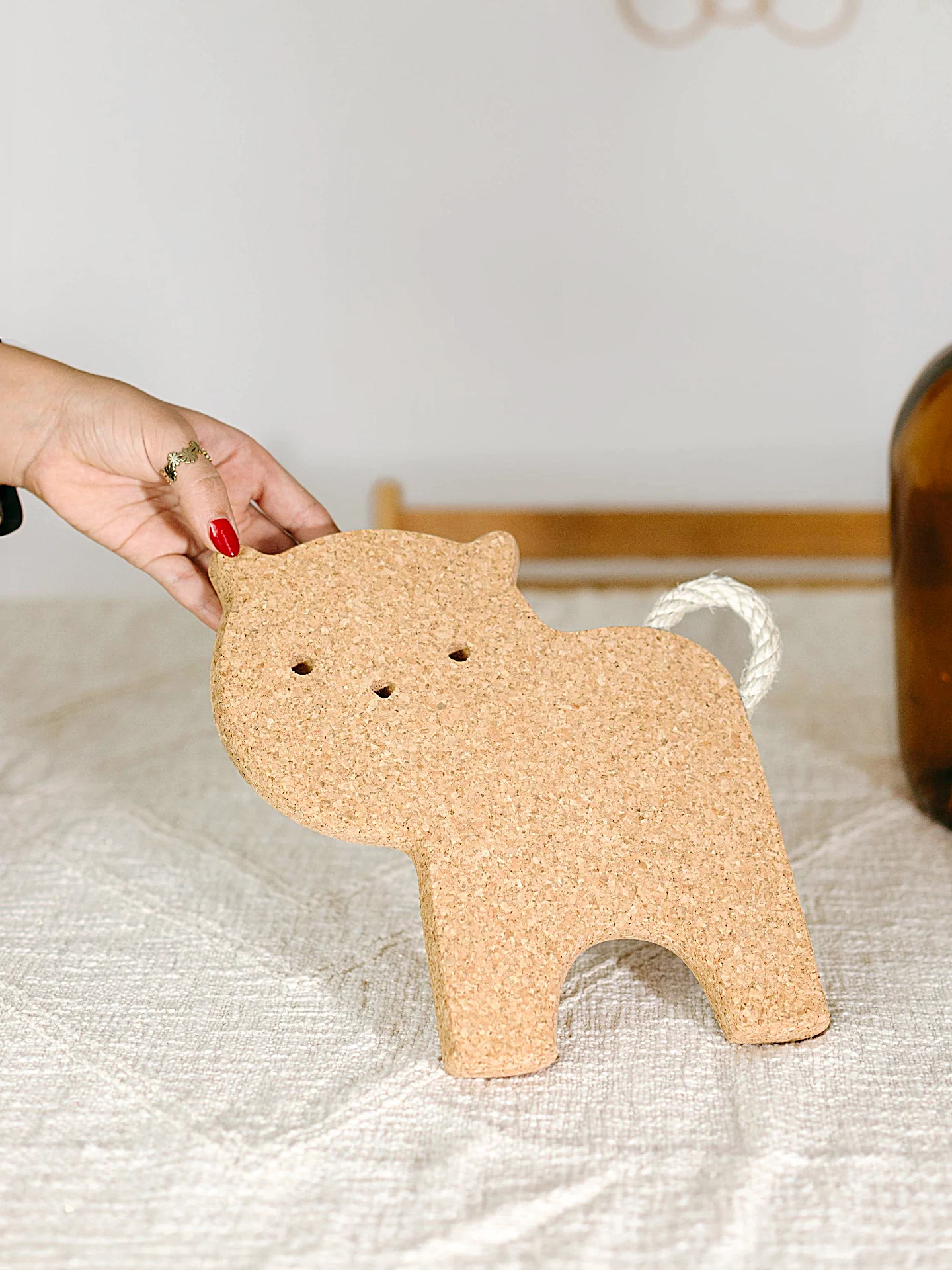 Nature Shaped Cork Trivet - Image 2