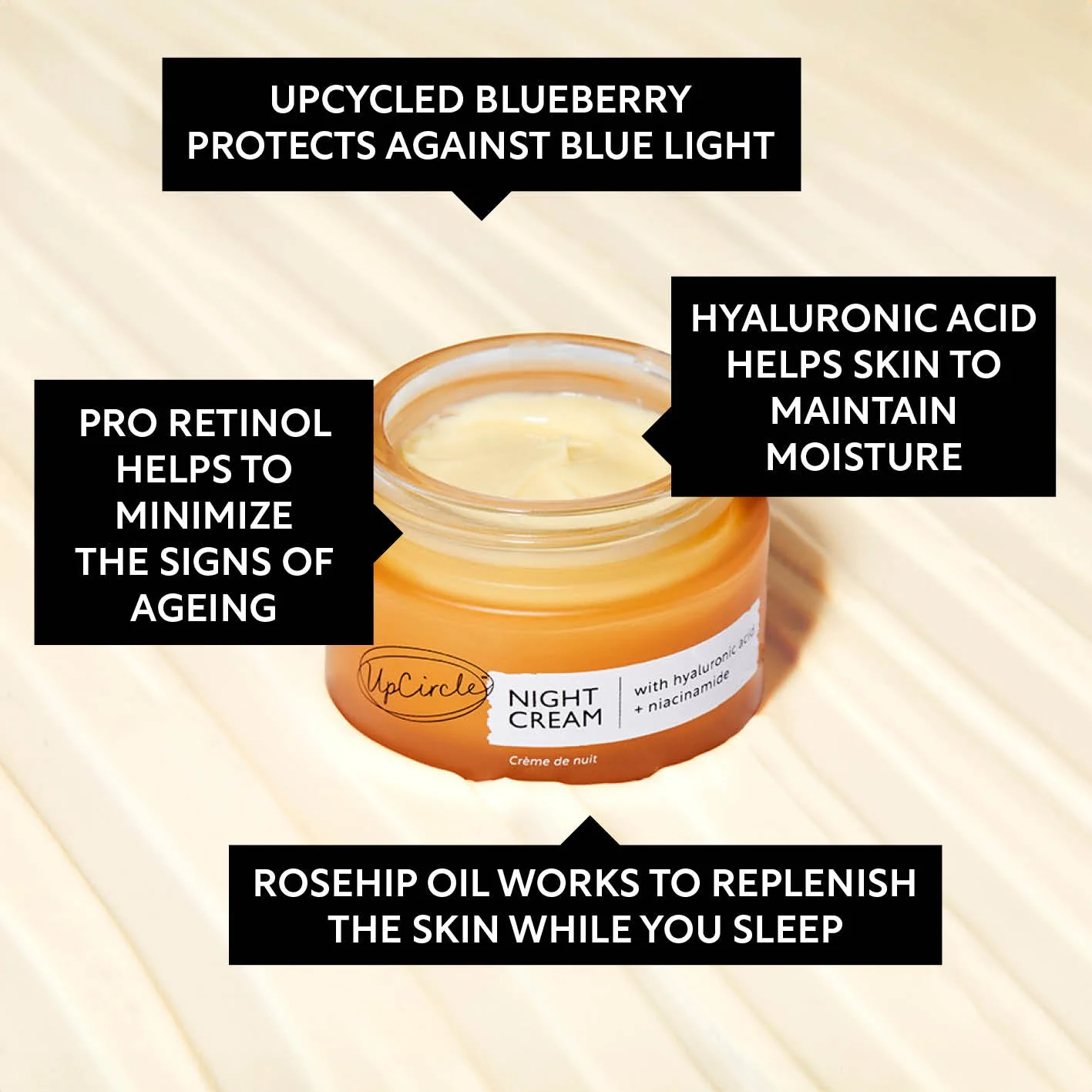 Night Cream with Hyaluronic Acid + Niacinamide - Travel Size - Image 5