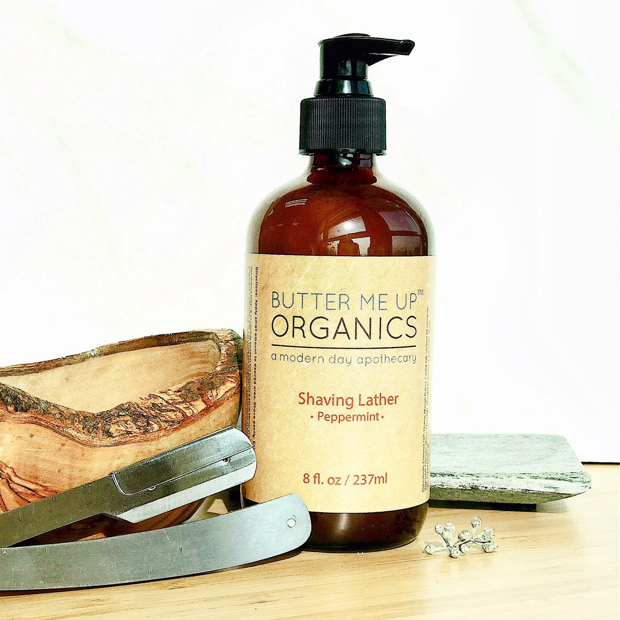 Natural Shaving Lather / Shaving Cream / Organic Shaving / Non Toxic Shaving Cream - Image 2